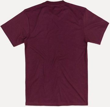Trendsplant T-Shirt Organic Essential T-Shirt Burgundy