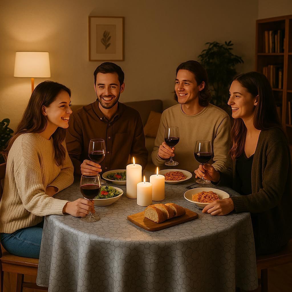 texpot Tischdecke Tischdecke meliert Jacquard Design modern (1-tlg)