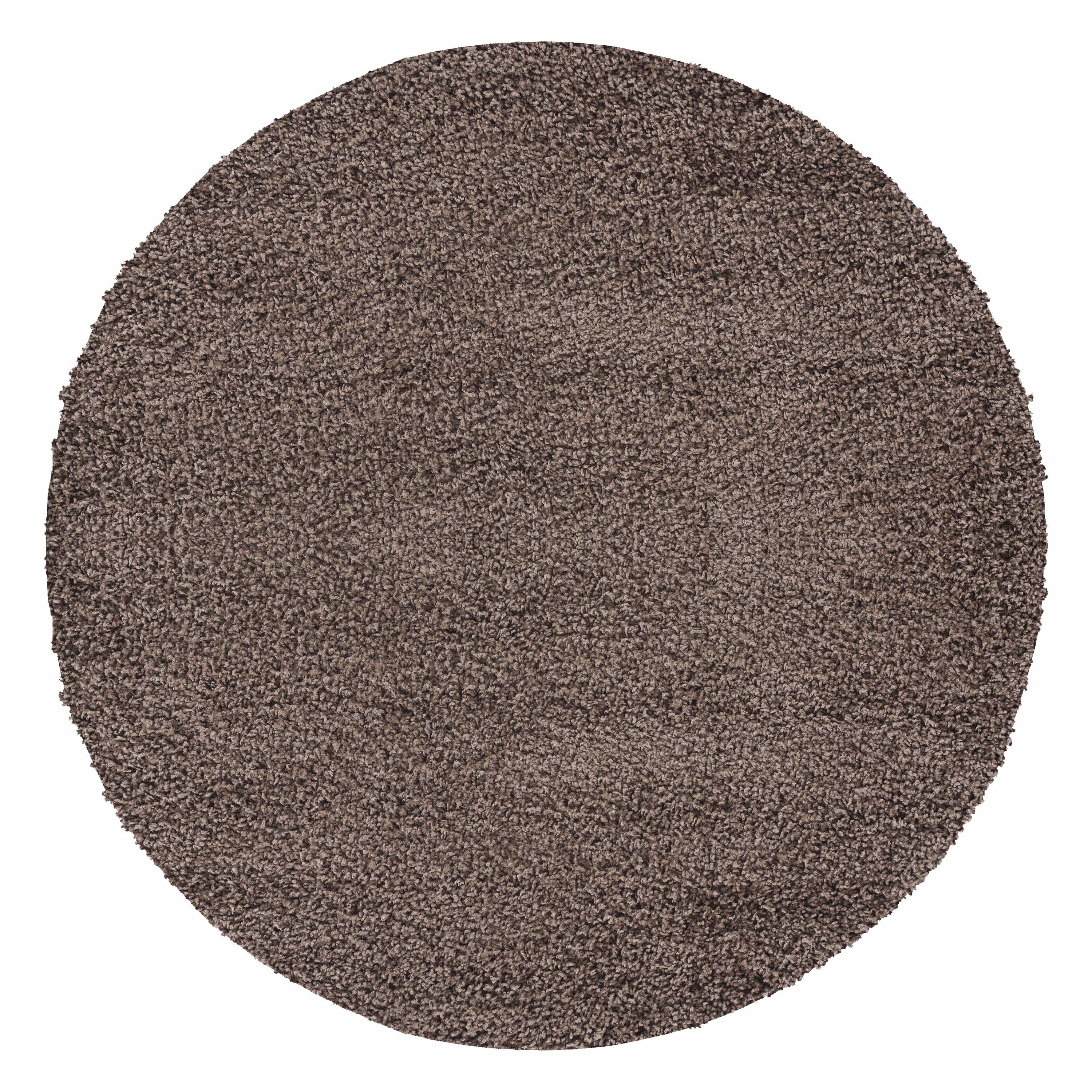 Teppium Teppich Unicolor - Einfarbig, Rund, Höhe: 30 mm, Einfarbig Shaggy T günstig online kaufen