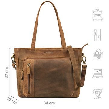 STILORD Handtasche "Doro" Shopper Tasche Damen Leder