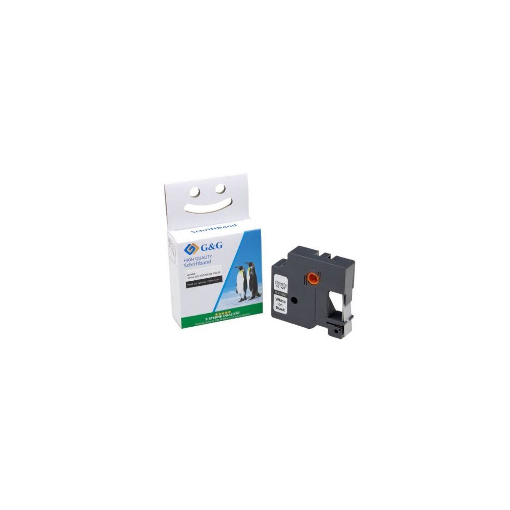 G & G Verlagsgesellschaft Druckerband G&G Schriftband kompatibel mit DYMO D1/ S0720610/ 45021