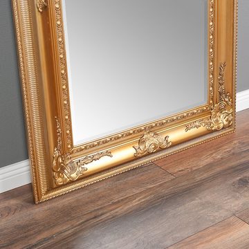LebensWohnArt Wandspiegel Spiegel EVE Antik-Gold ca. 180x100cm