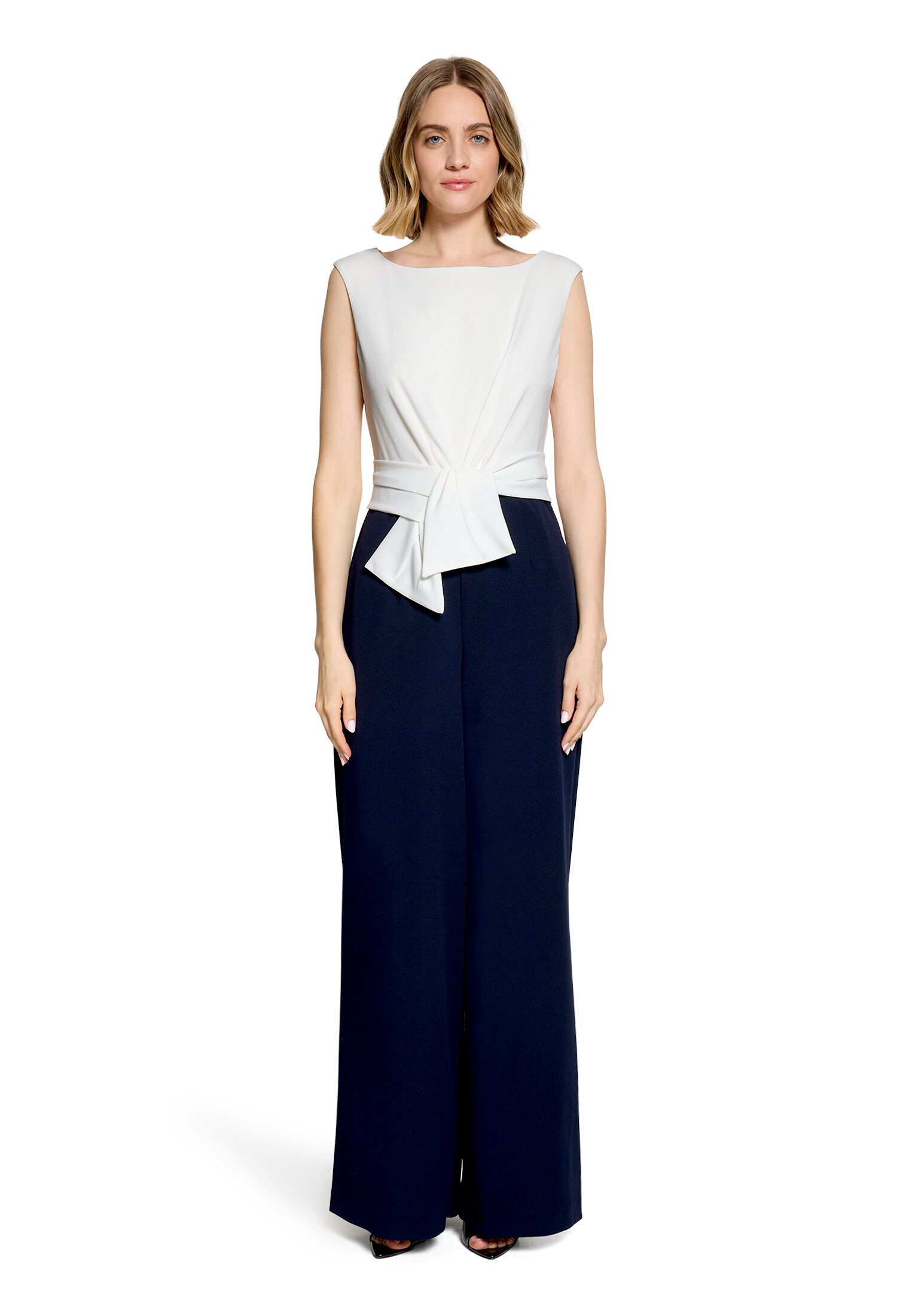 Vera Mont Overall Damen mit weitem Bein (1-tlg) Bunddetail