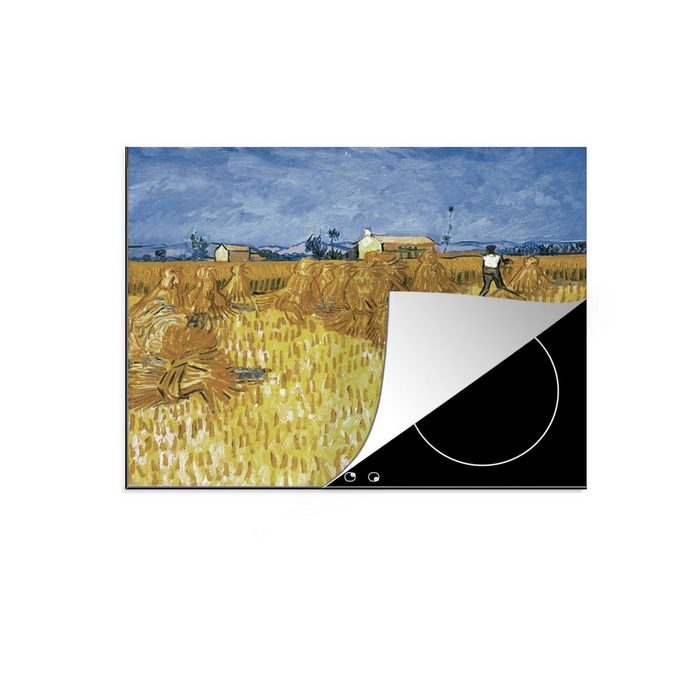 MuchoWow Herdblende-/Abdeckplatte Weinlese in der Provence - Vincent van Gogh Vinyl (1 tlg) Ceranfeldabdeckung für die küche Induktionsmatte