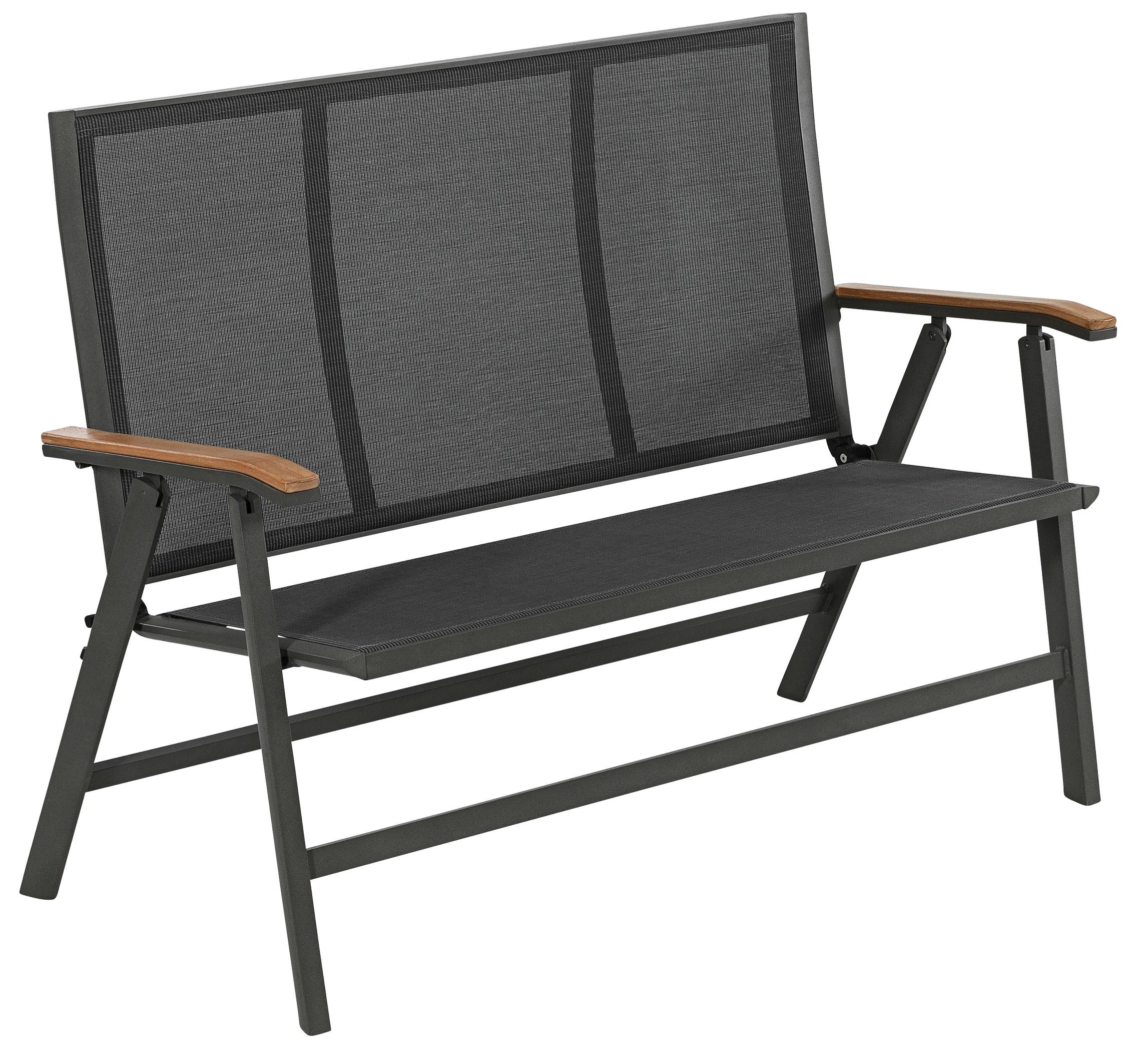 Dehner Gartenbank Klappbank Colmar, 2-Sitzer, 127 günstig online kaufen