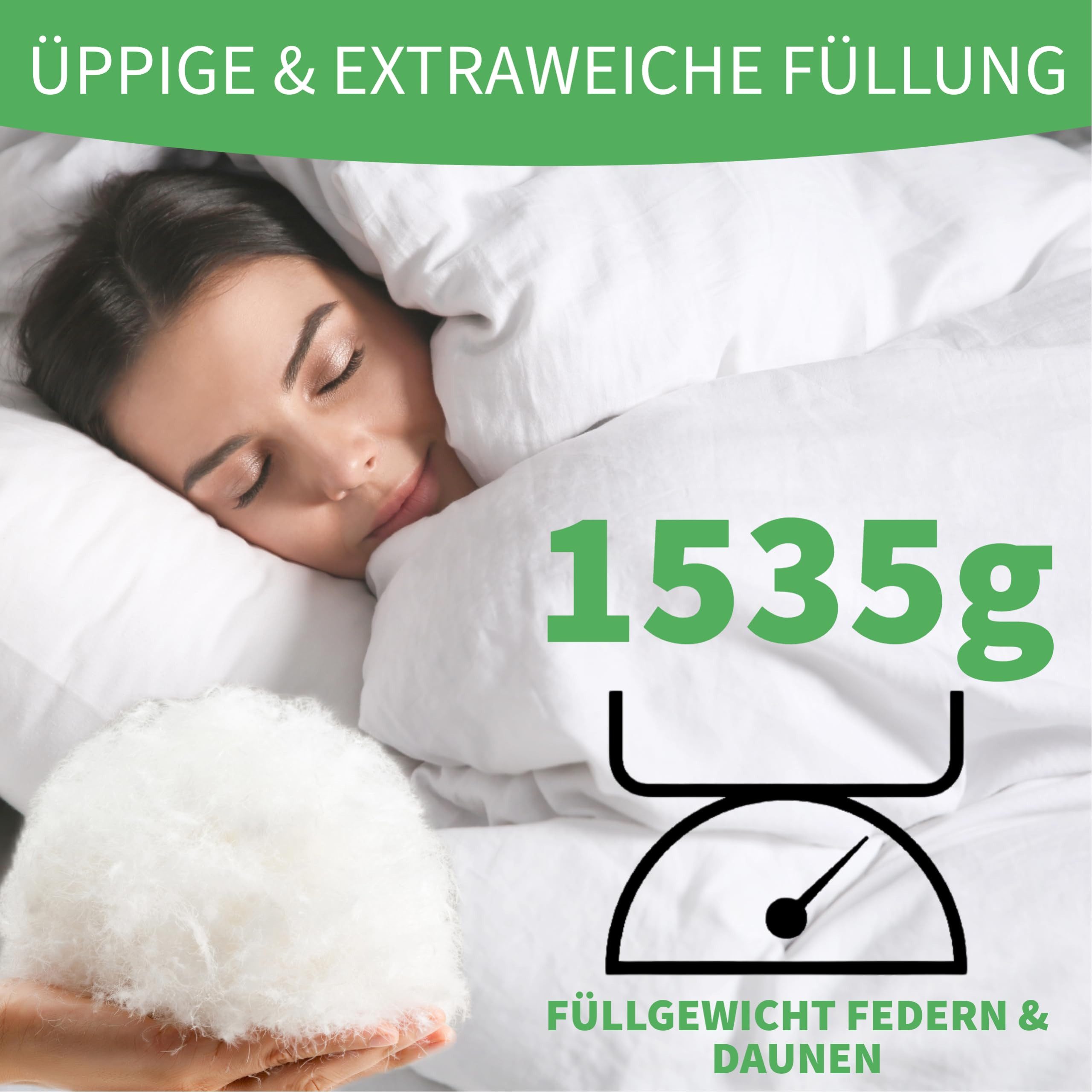Welldora 4-Jahreszeitenbett, Komfort Bettdecke, Fachärztlich geprüft, Oeko- günstig online kaufen