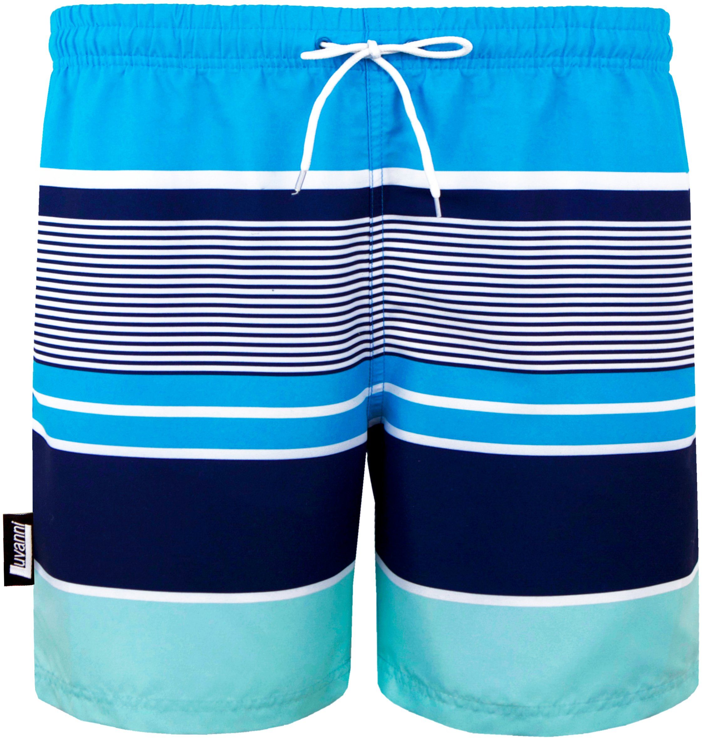 Luvanni Badehose Badehose Herren Schnelltrocknende Badeshorts Boardshorts B günstig online kaufen