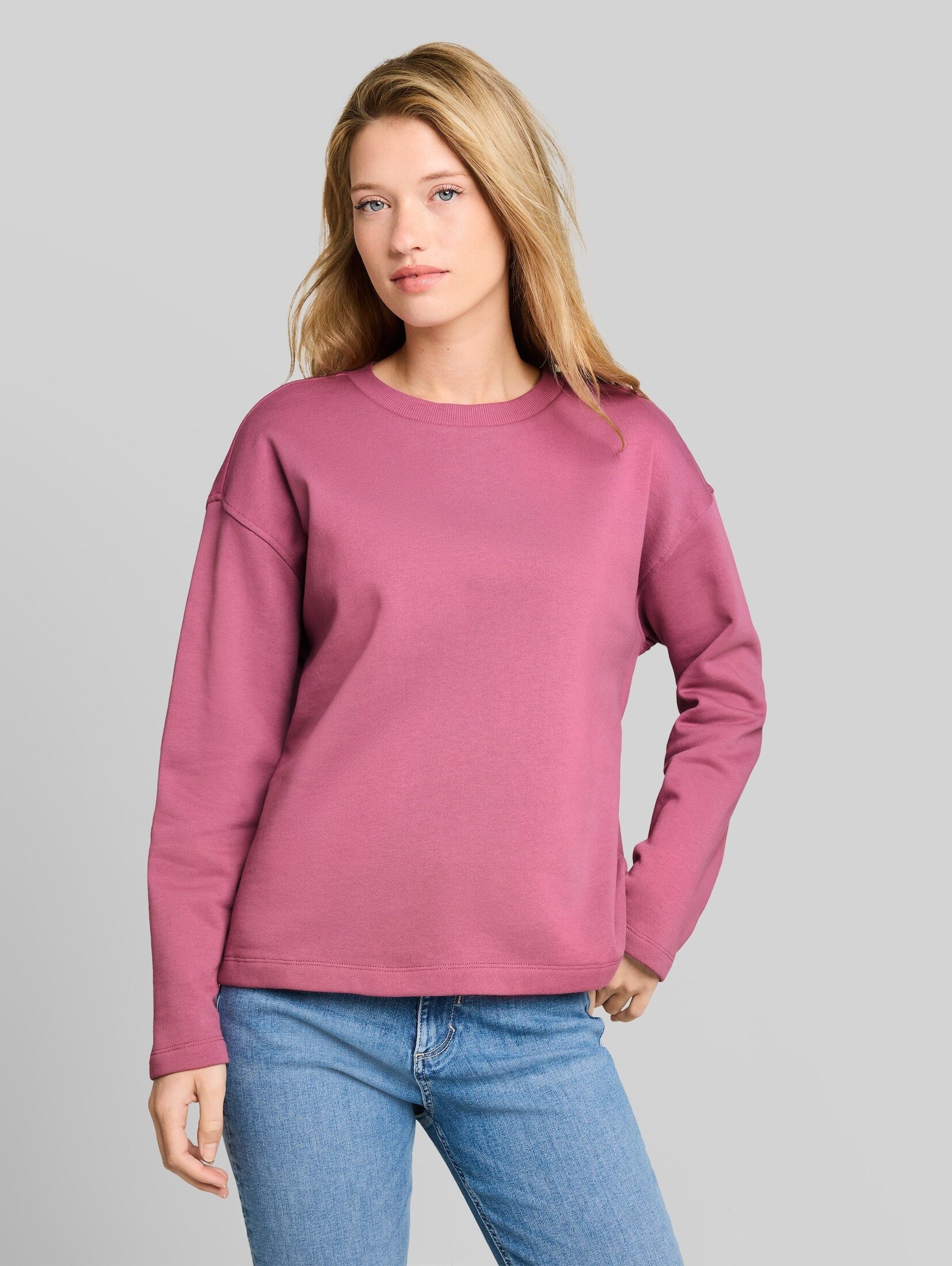 TOM TAILOR Denim Sweatshirt Strick & Sweatshirts Basic Sweatshirt aus Baumwolle