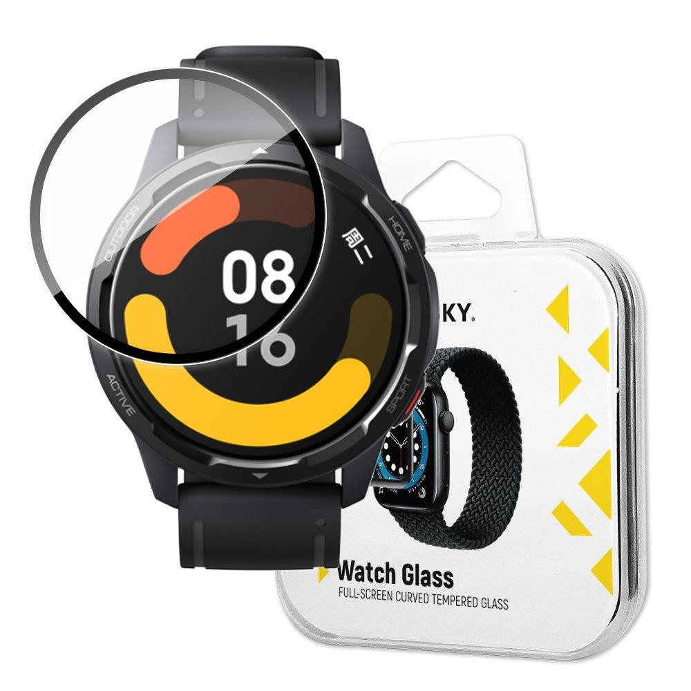 Wozinsky Displayschutz Schutzglas Smartwatchglas Watch Spar-Set, 1-tlg., Hybridglas, kratzfest, randumfassend, touchfähig