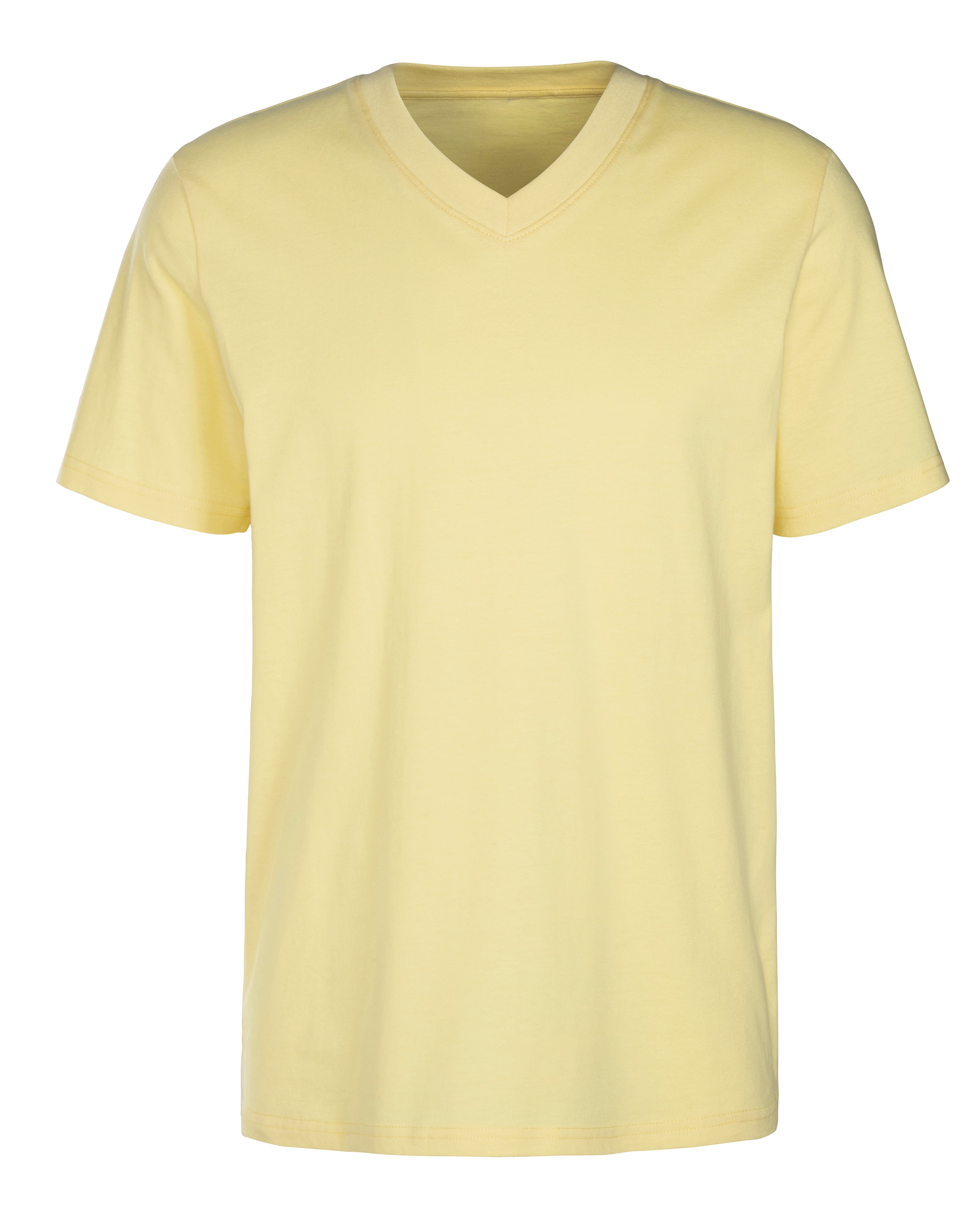 KangaROOS T-Shirt Regular Fit, (2er-Pack) Freizeitshirt mit Kurzarm, V-Ausschnitt aus reine Baumwolle