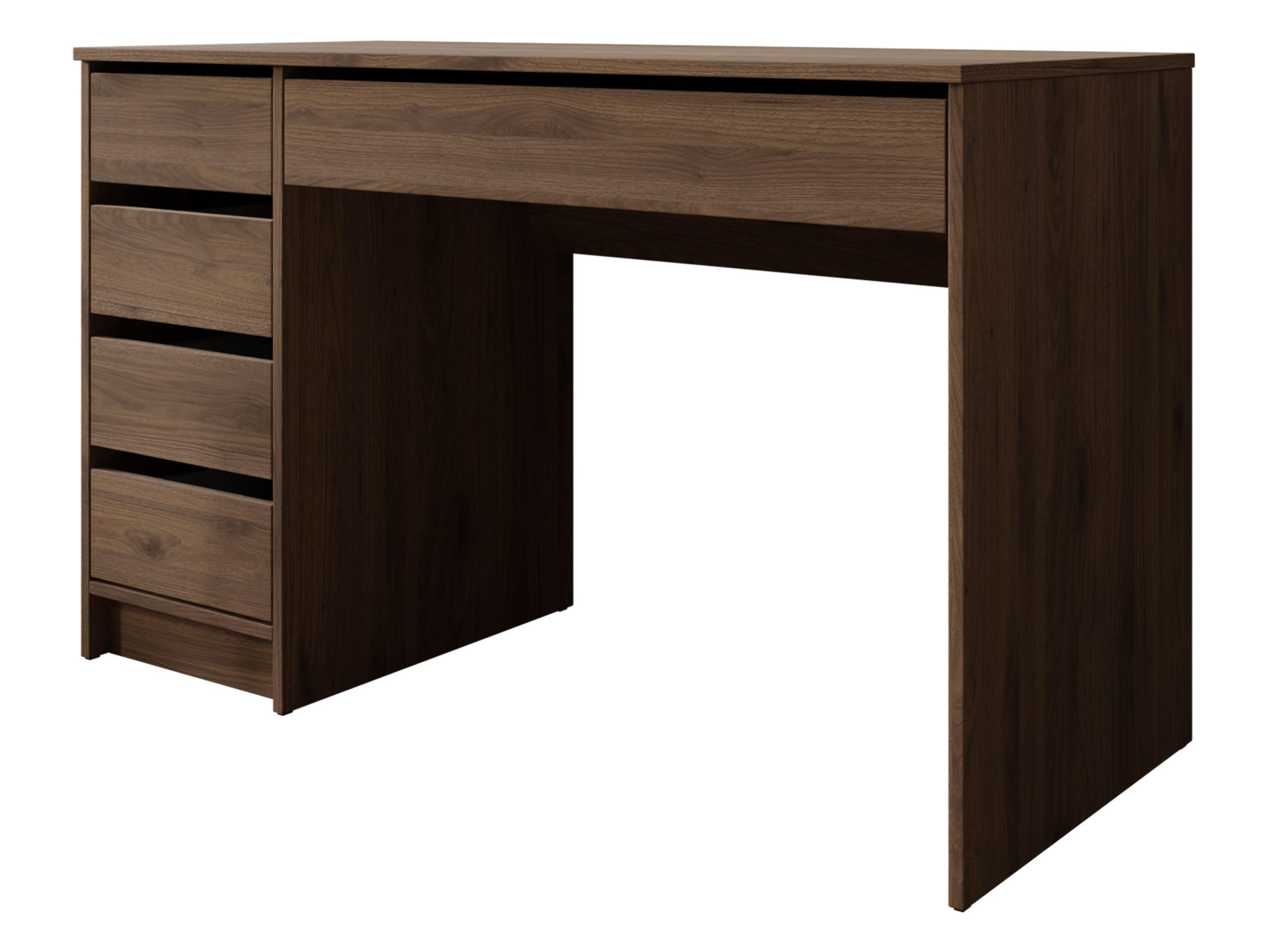 MIRJAN24 Schminktisch Ada (mit 5 Schubladen), Schreibtisch ist universell - Links / Rechts, Griffloses System