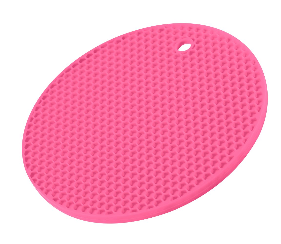 Kochblume Topflappen Waben-Untersetzer rund Pink günstig online kaufen