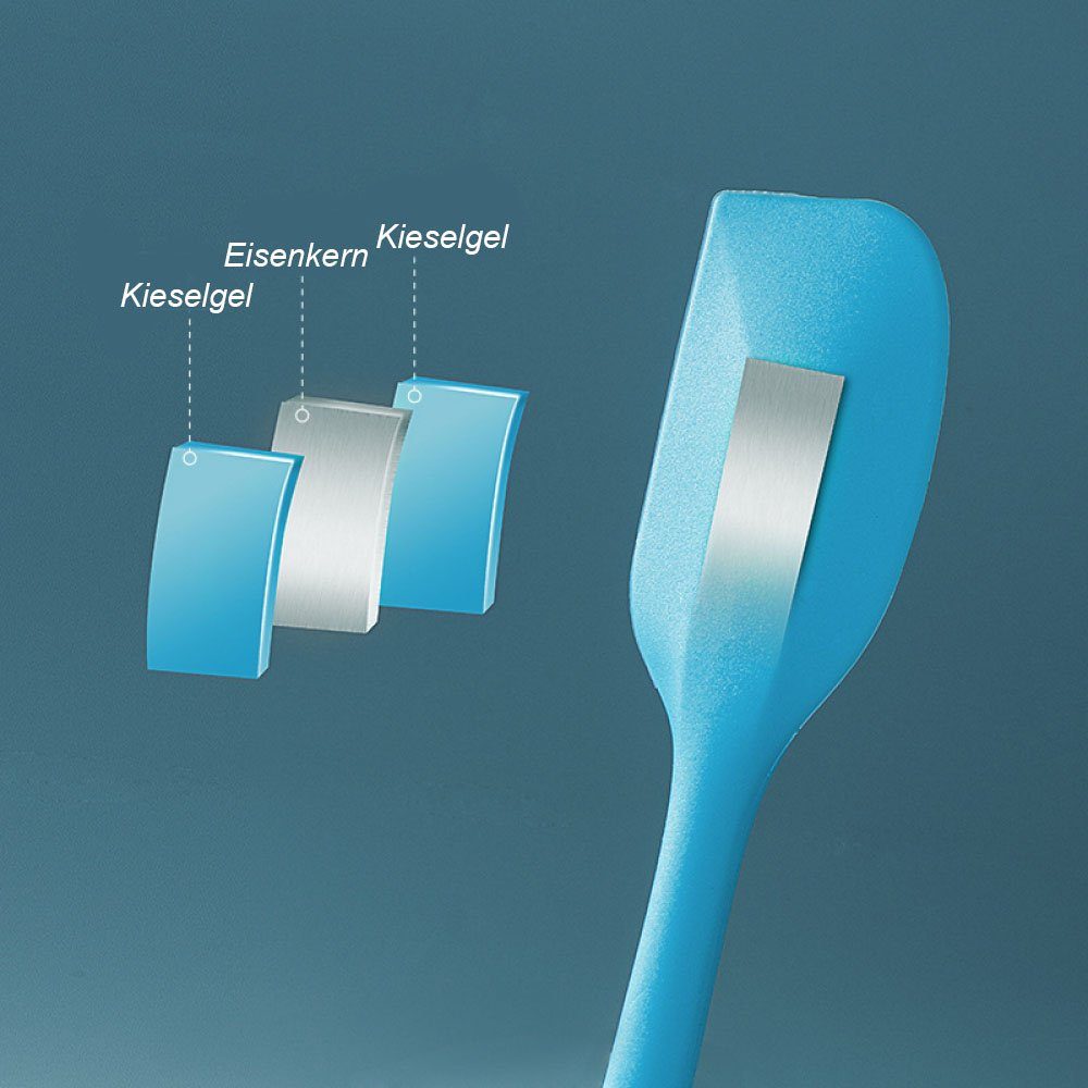 Silikonspatel – Silikonspatel 4er-Set – Teigschaber aus K&B Edelstahl Kern