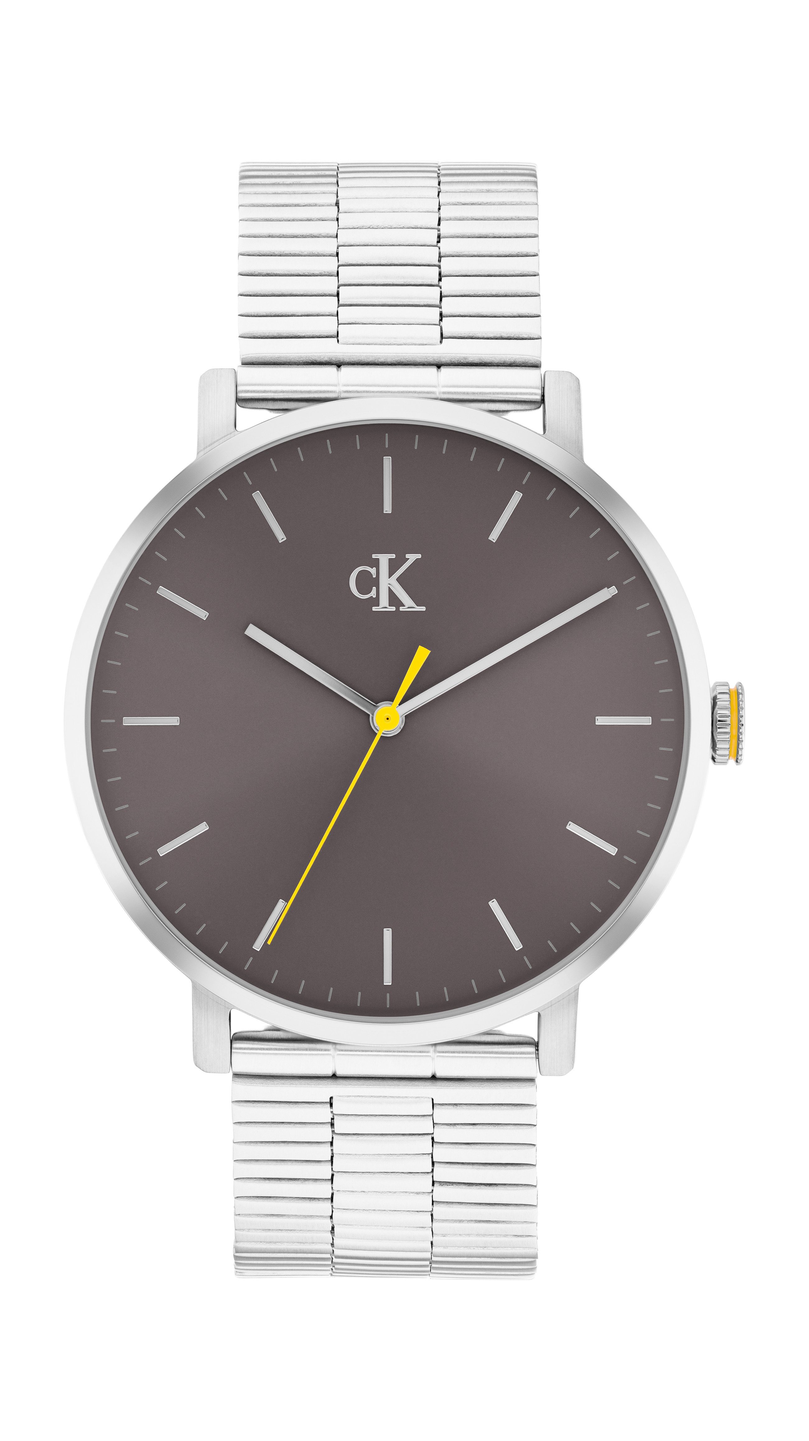 Calvin Klein Quarzuhr CK REAL 25200547, Armbanduhr, Herrenuhr, Edelstahlarmband, analog