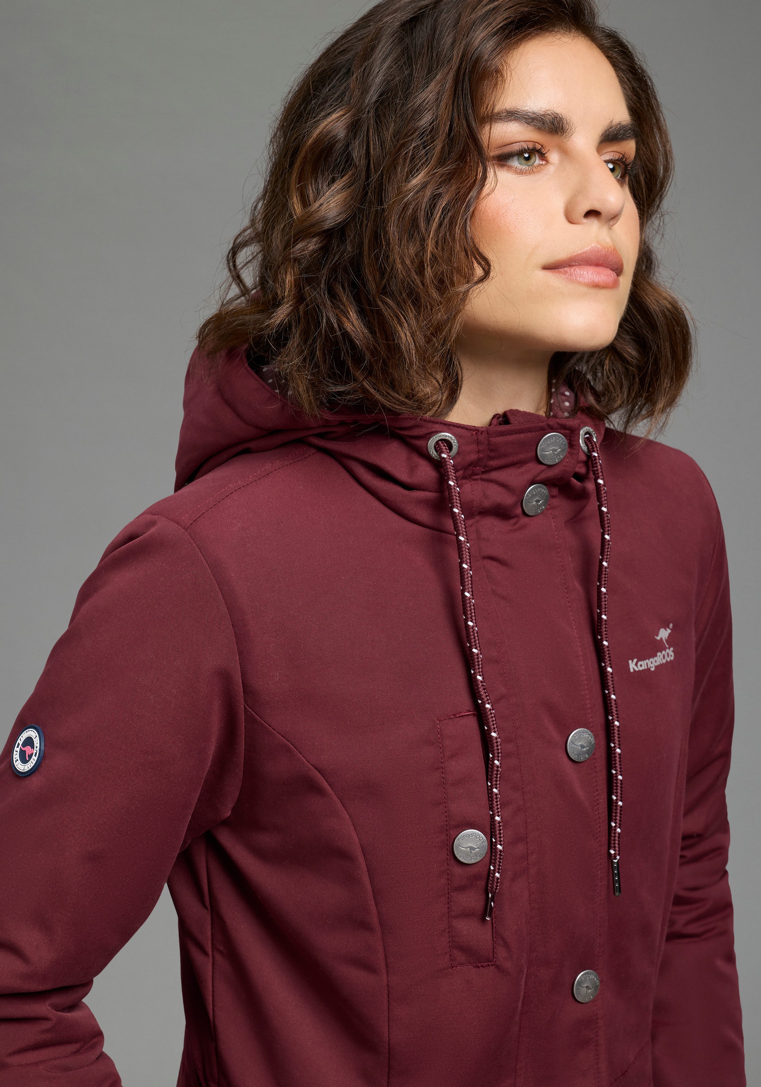 KangaROOS Langjacke für den Übergang, aus leichtem Webmaterial, modisch – Bild 3 von 5