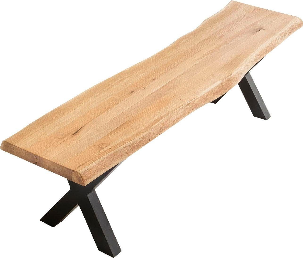 Home affaire Bank Tristan, aus Massivholz Eiche