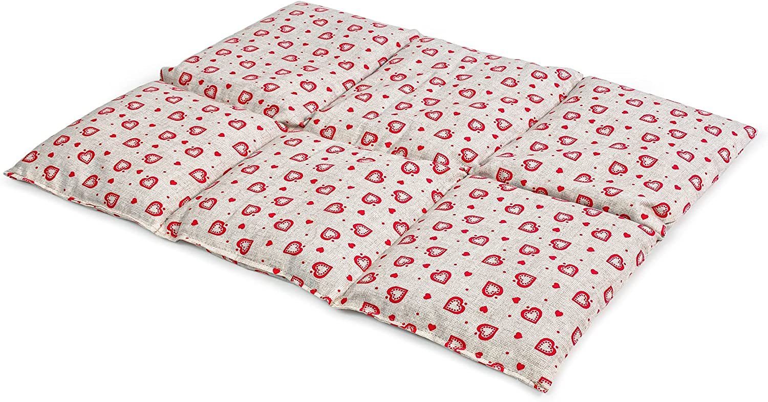 Giraffenland Wärmekissen Traubenkernkissen 40x30cm 6-Kammer - Wärme & Kälte Kissen Traubenkern, Wärmekissen>Mikrowelle/Backofen, Kältekissen>Kühlschrank/Gefriertruhe