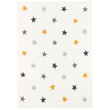 Kinderteppich Kinder und Jugend Teppich Trendline Sterne Mix, Pergamon, Rechteckig, Höhe: 8 mm