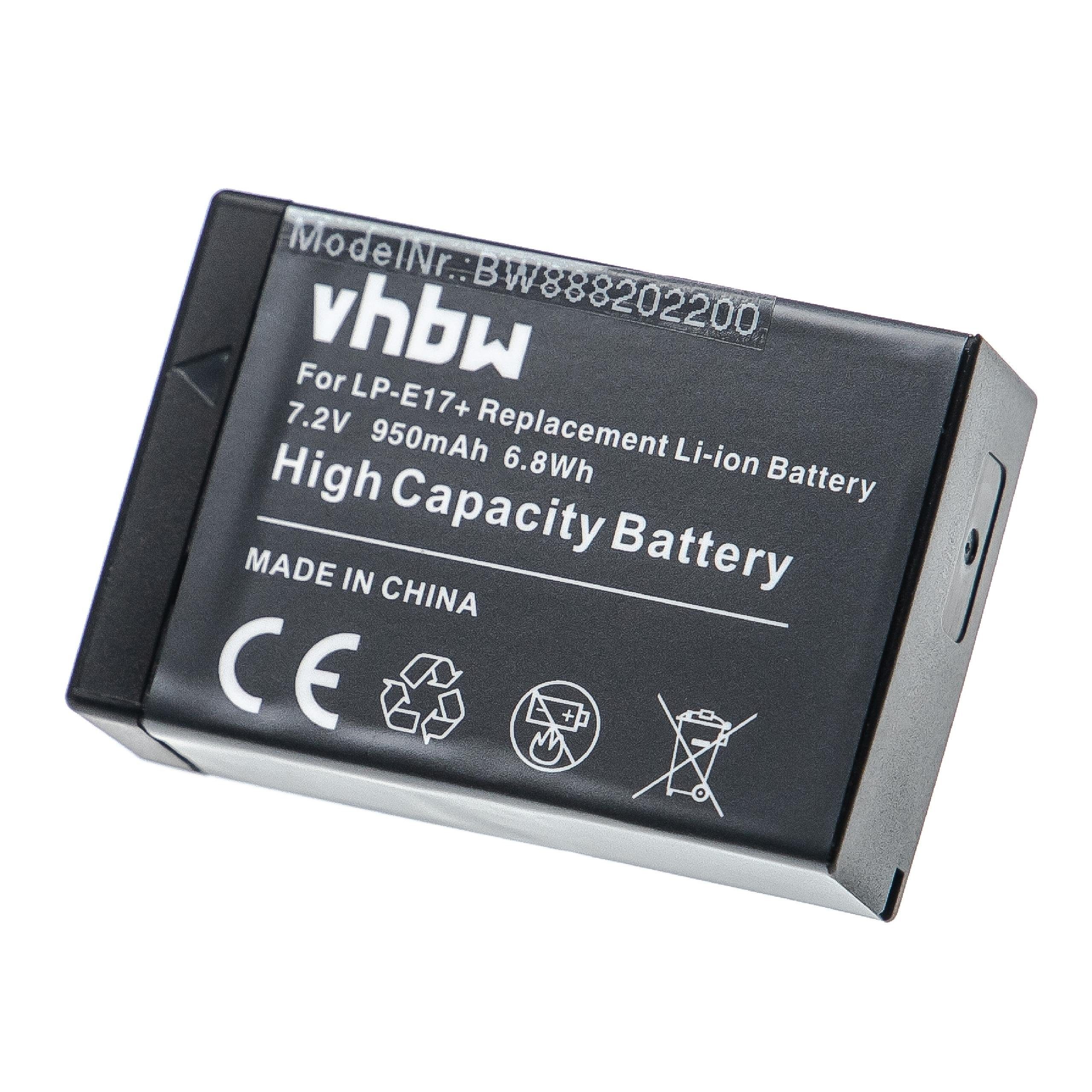 vhbw kompatibel mit Saramonic VmicLink5 RX, TX, RX+, TX+ Kamera-Akku Li-Ion 950 mAh (7,2 V)