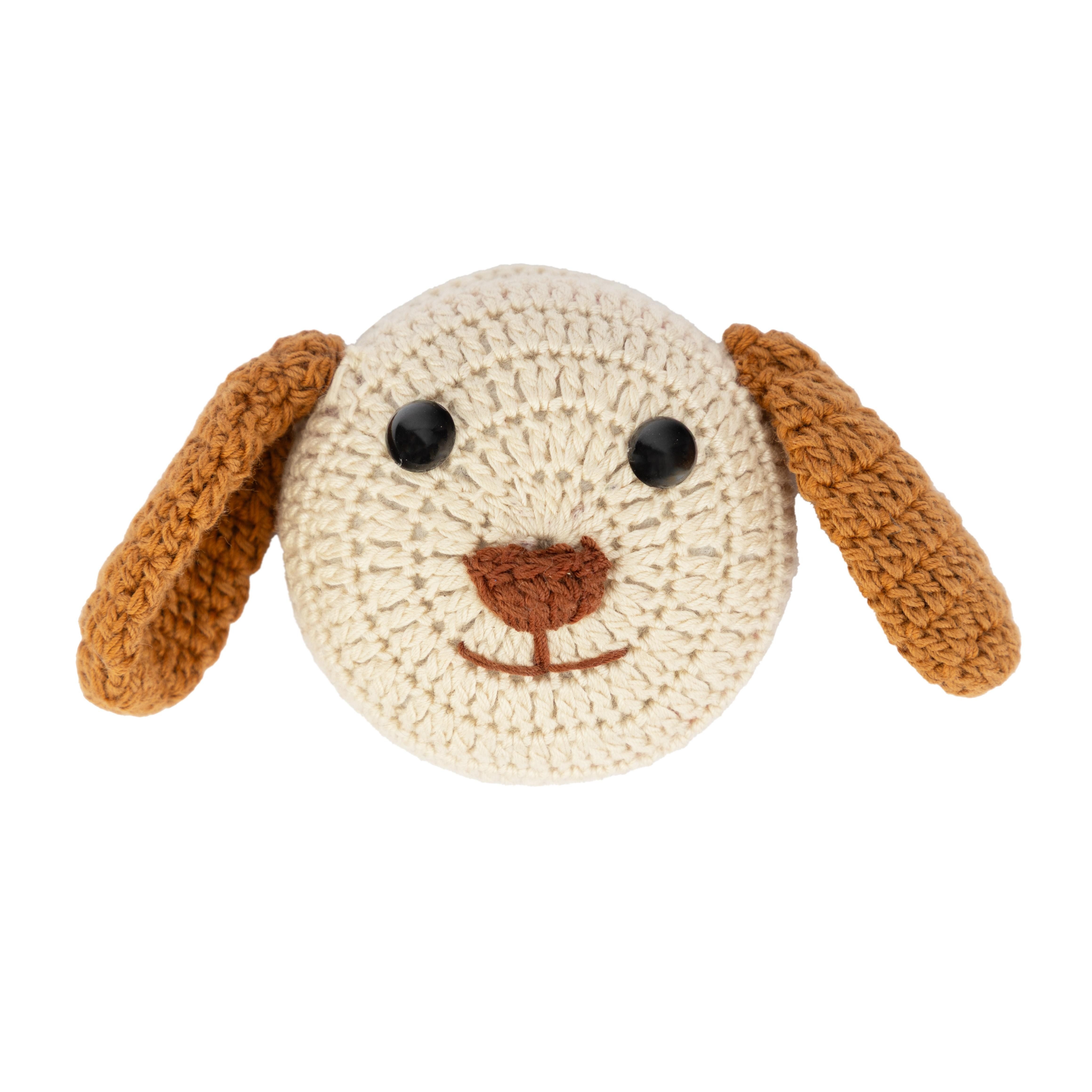 El Puente Maßband Maßband Hund in Beige-Braun, Handmade, Handmade