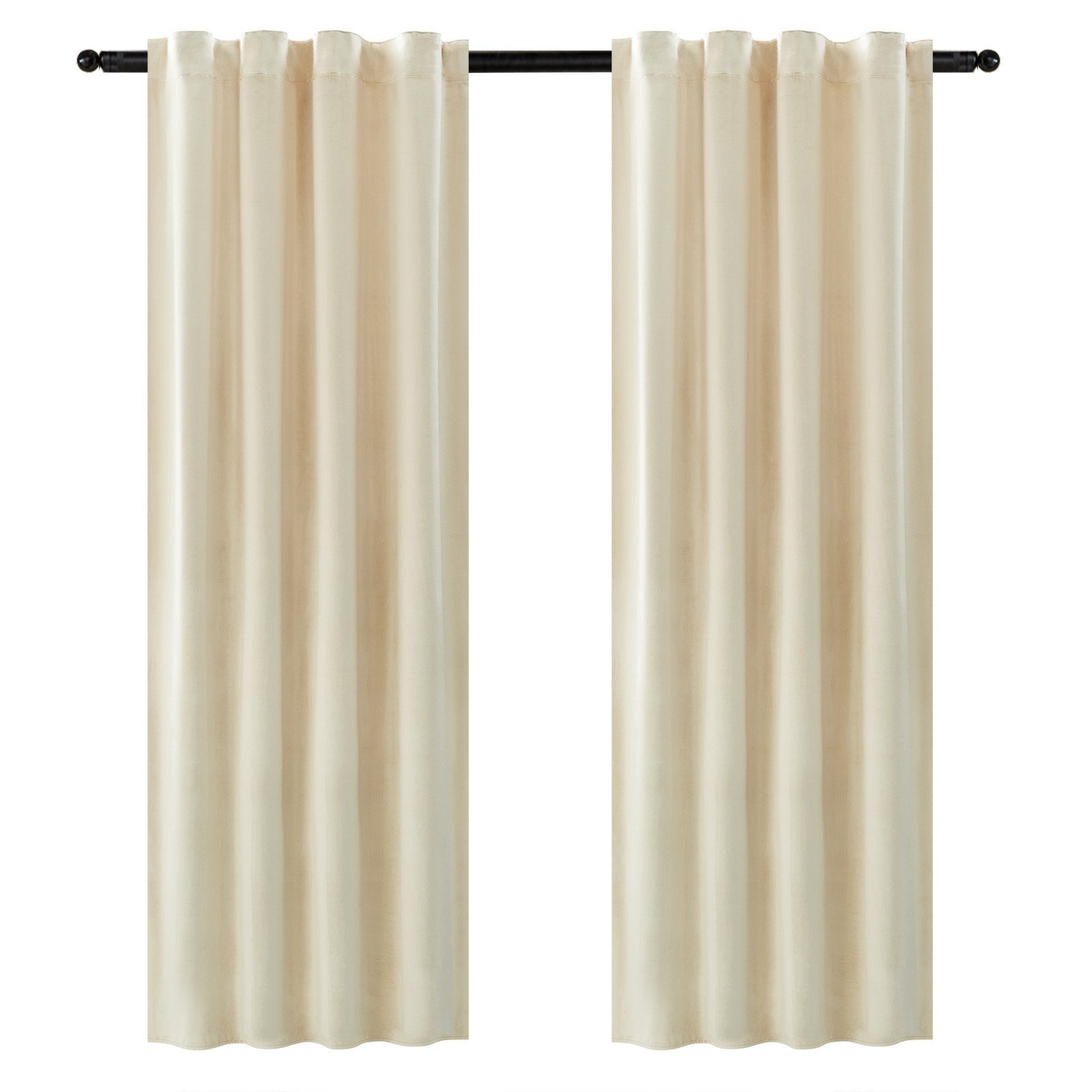 Woltu Vorhang (2 St), Multifunktionsband, verdunkelnd, mit Kräuselband blic günstig online kaufen