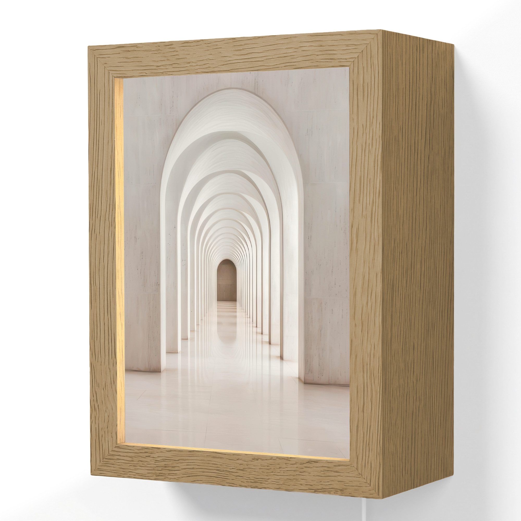Wandleuchte Lightbox Flur - Bögen - Symmetrisch - Modern