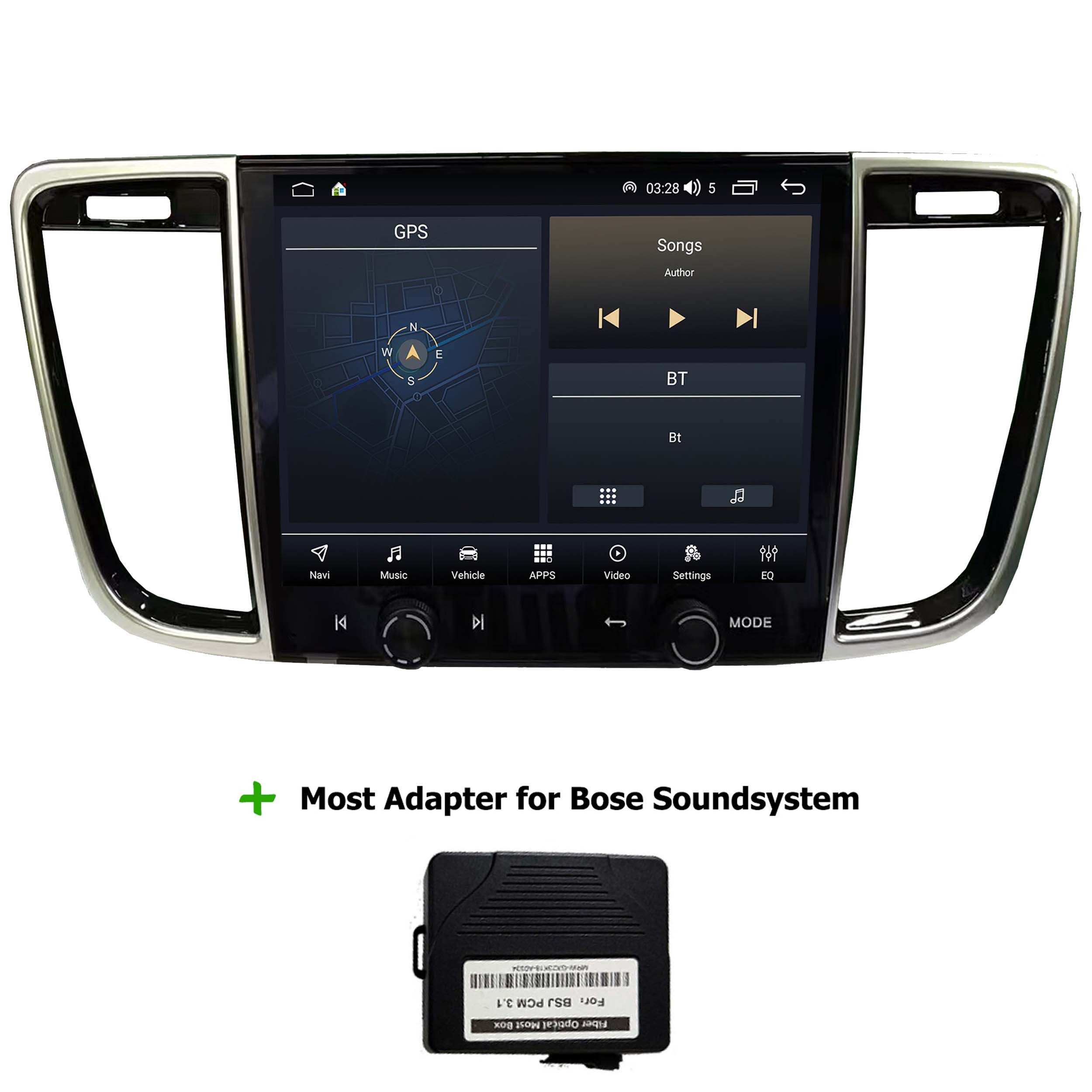 TAFFIO Für Porsche Panamera 970 BOSE PCM3.1 8.4" Android GPS Navi CarPlay Einbau-Navigationsgerät