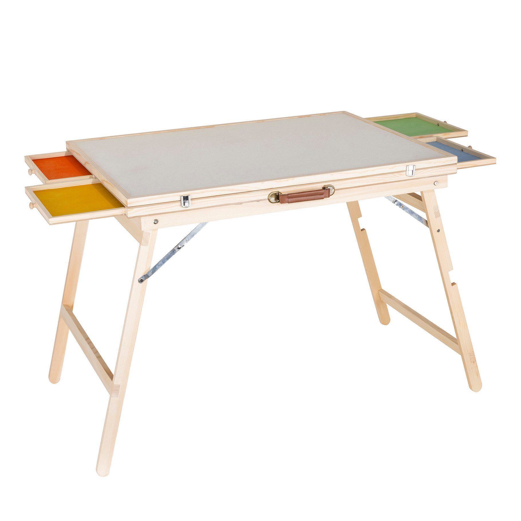 habeig Puzzleunterlage Puzzlebrett Puzzlematte 1.500 Teile mit langen Beinen Puzzletisch, extra lange Beine