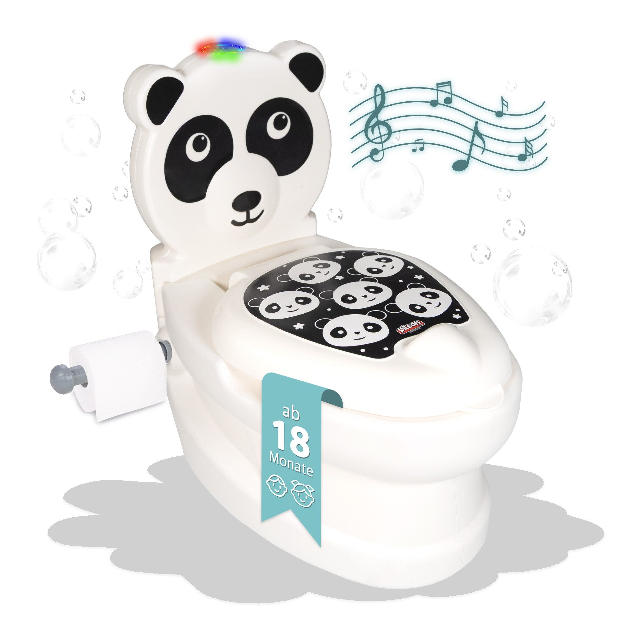 Lemodo Töpfchen Töpfchen mit Spülgeräusch und verschiedenen Tiermotiven