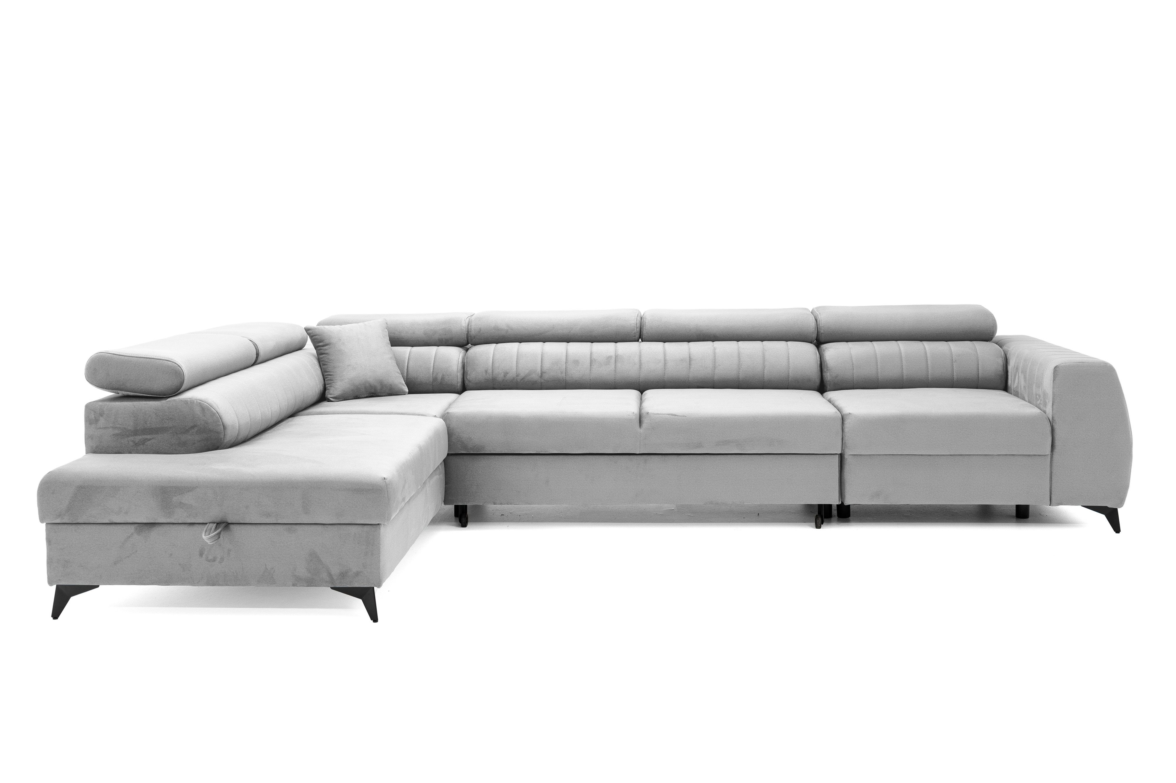 Muffo Ecksofa Piero maxi, mit Schlaffunktion und Bettkasten, Verstellbare K günstig online kaufen