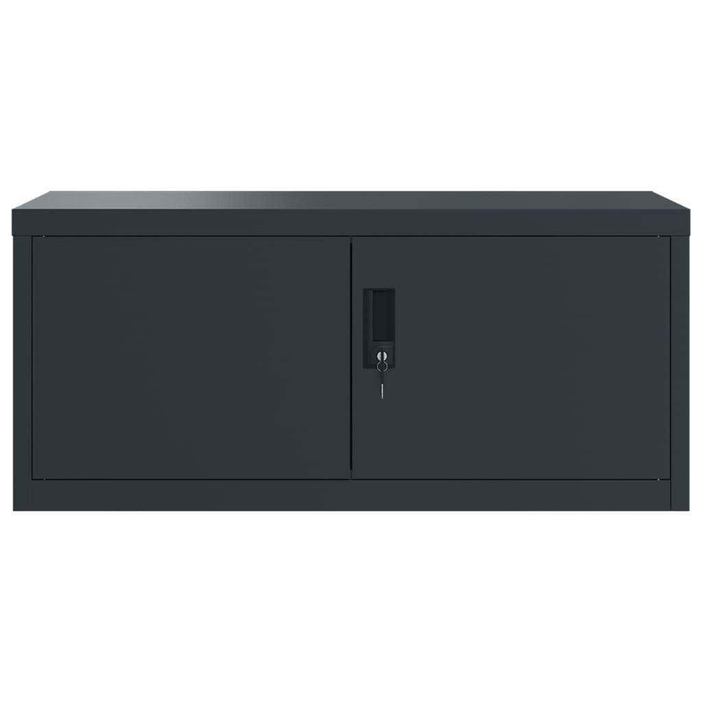 vidaXL Aktenschrank Aktenschrank Anthrazit 90x40x40 cm günstig online kaufen