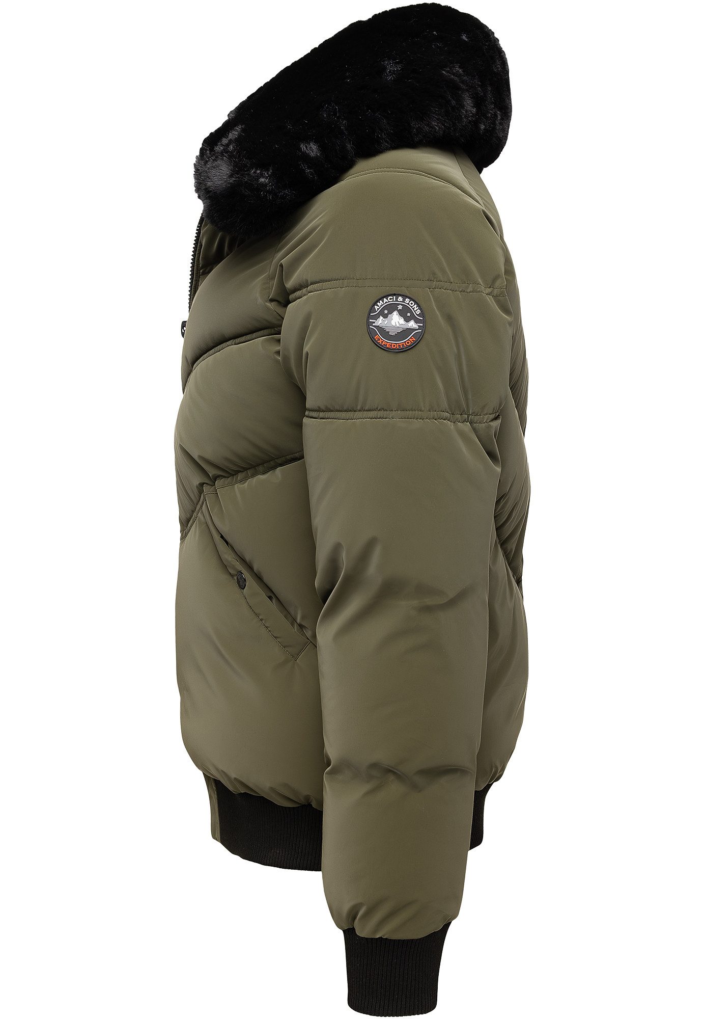 Amaci&Sons Winterjacke AUGUSTA Winterjacke Herren Gefütterte günstig online kaufen