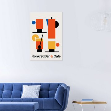 Posterlounge Wandfolie Bo Lundberg, Konkret Bar & Cafe, Küche Lounge Grafikdesign