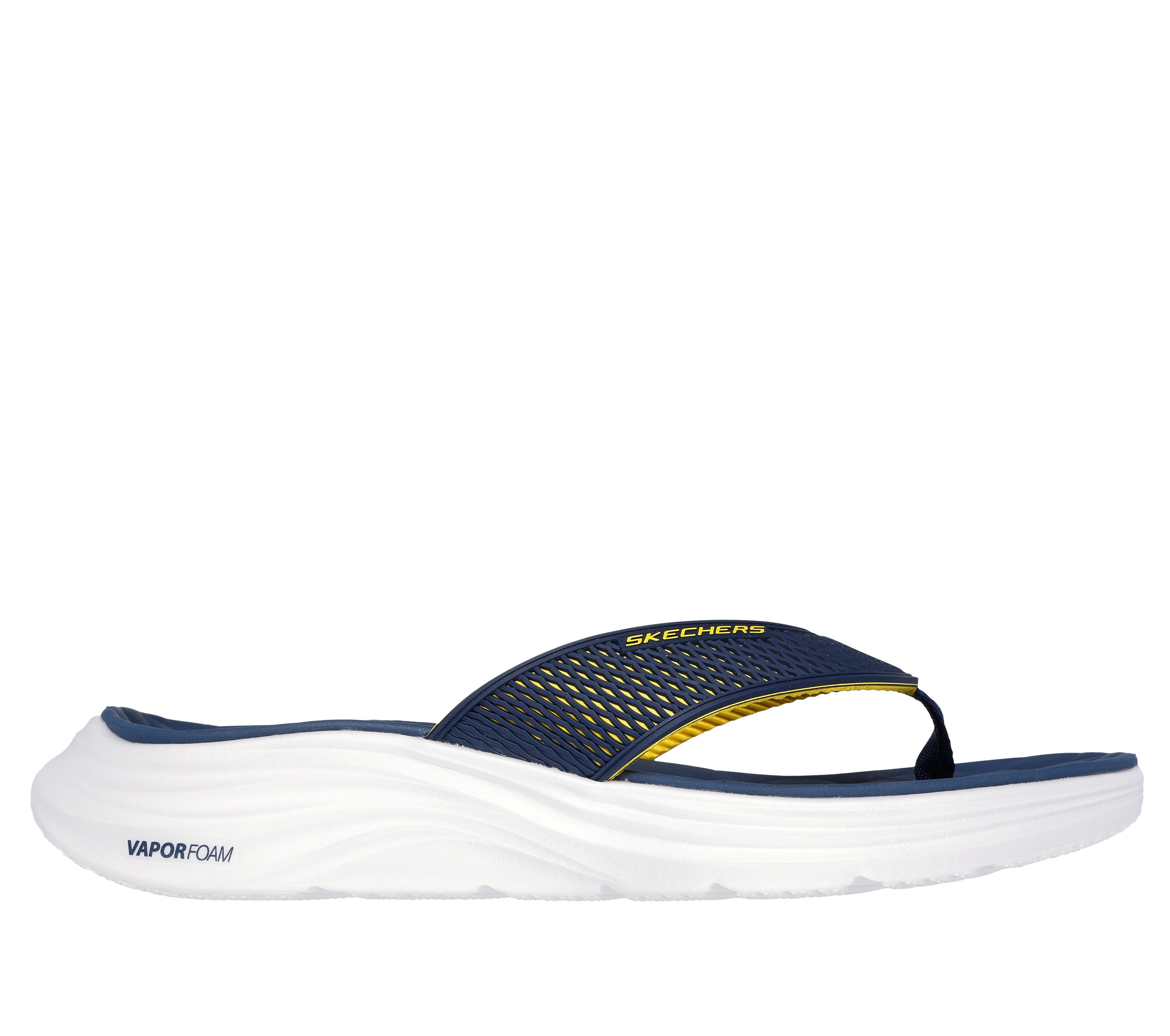 Skechers VAPOR FOAM SANDAL - SAYTO Zehentrenner Strandschuh, Urlaubsschuh, Sommerschuh mit Memory Foam