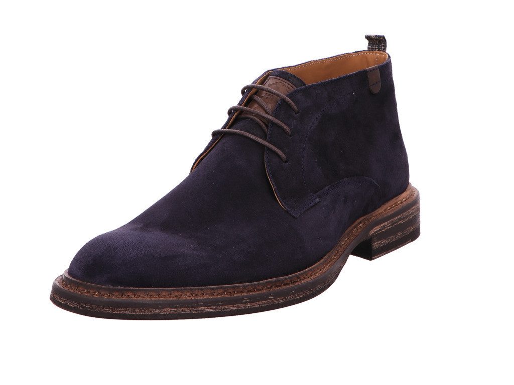 Floris van Bommel Floris Casual DarkBlue Suede Stiefel