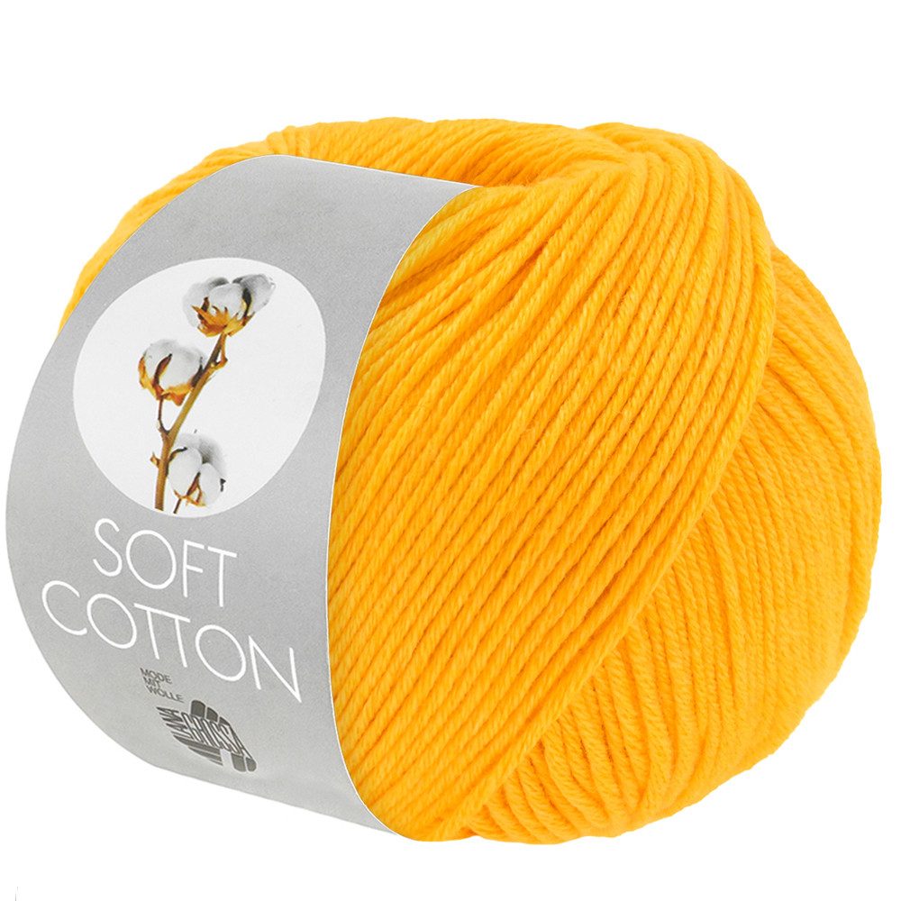 LANA GROSSA SOFT COTTON Häkelwolle, 140 m (weiches, vielseitiges Garn für höchsten Tragekomfort), 50 g