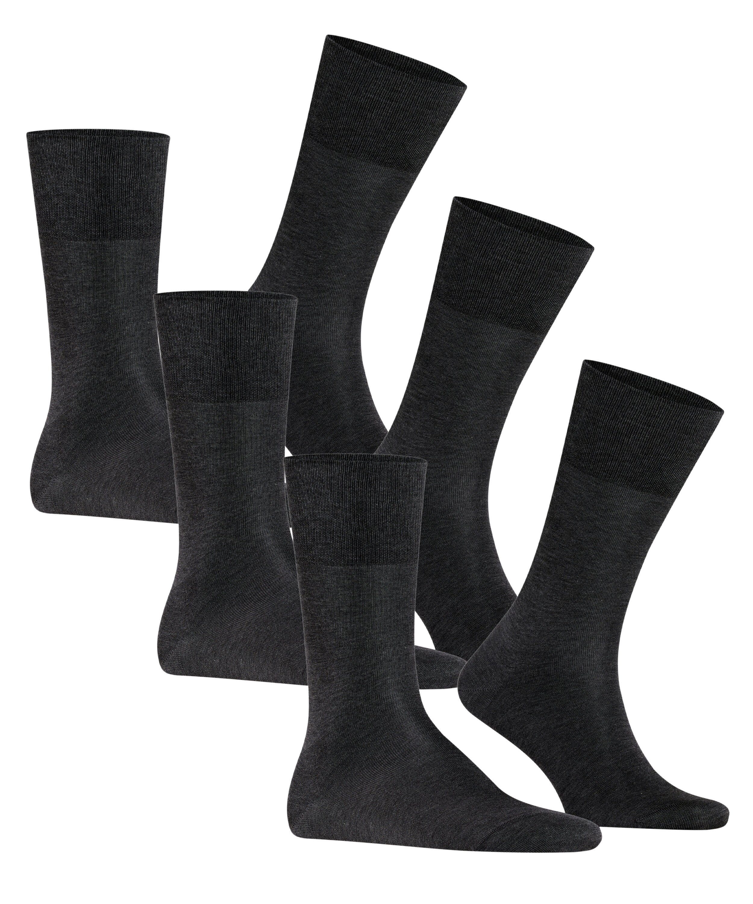 anthracite mel. Socken (3-Paar) Tiago 3-Pack FALKE (3095)