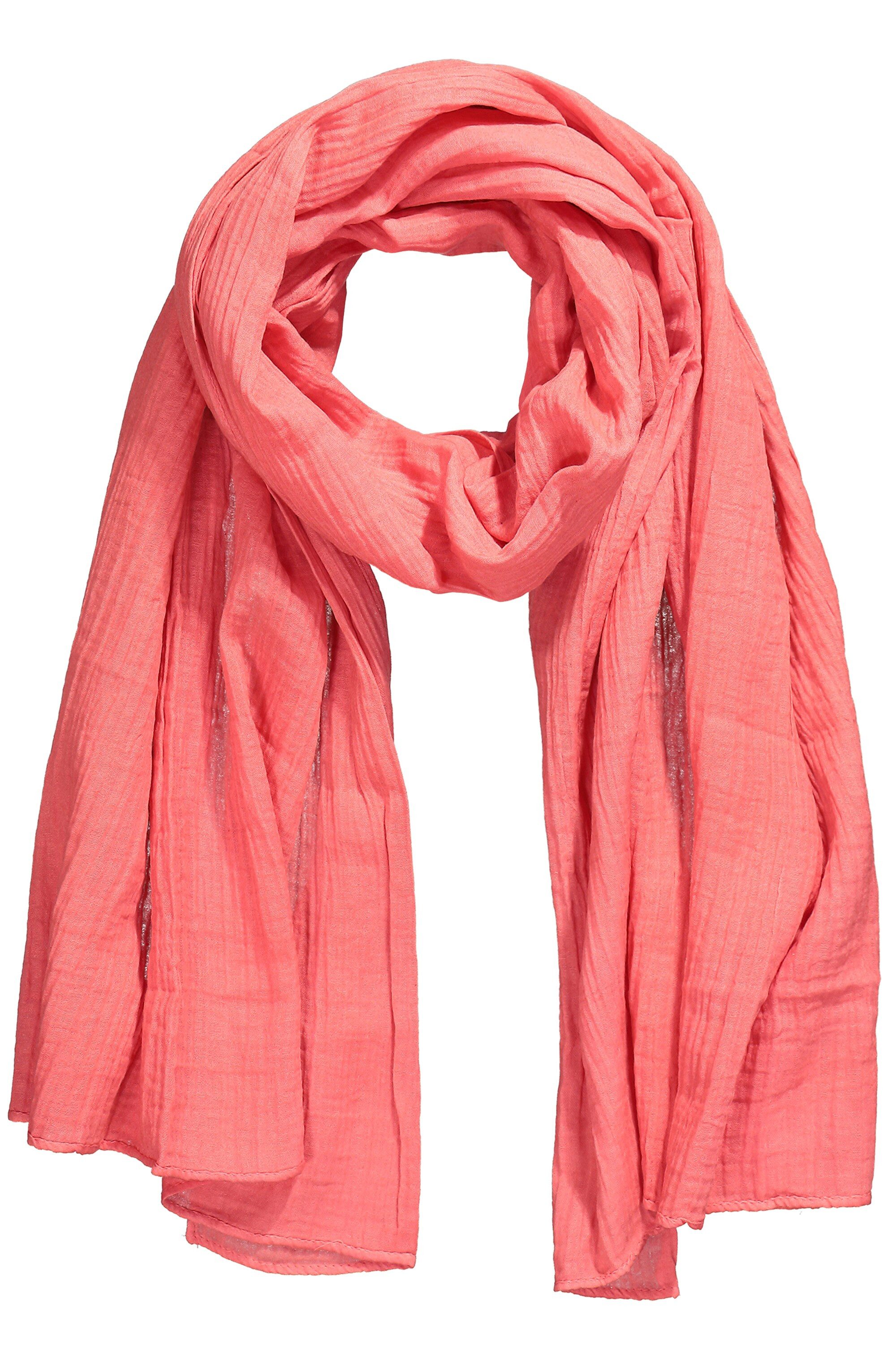 Ulla Popken Halstuch Schal Musselin Baumwolle günstig online kaufen