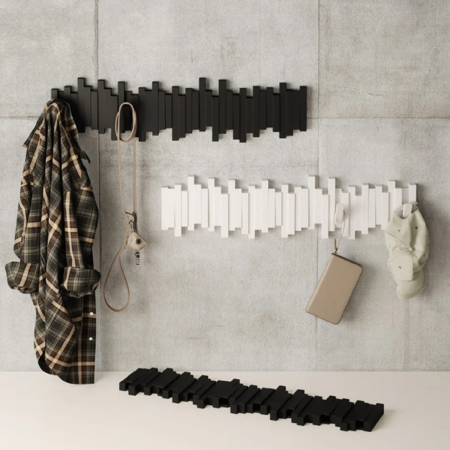 Umbra Wandgarderobe Sticks Multi Hook schwarz günstig online kaufen