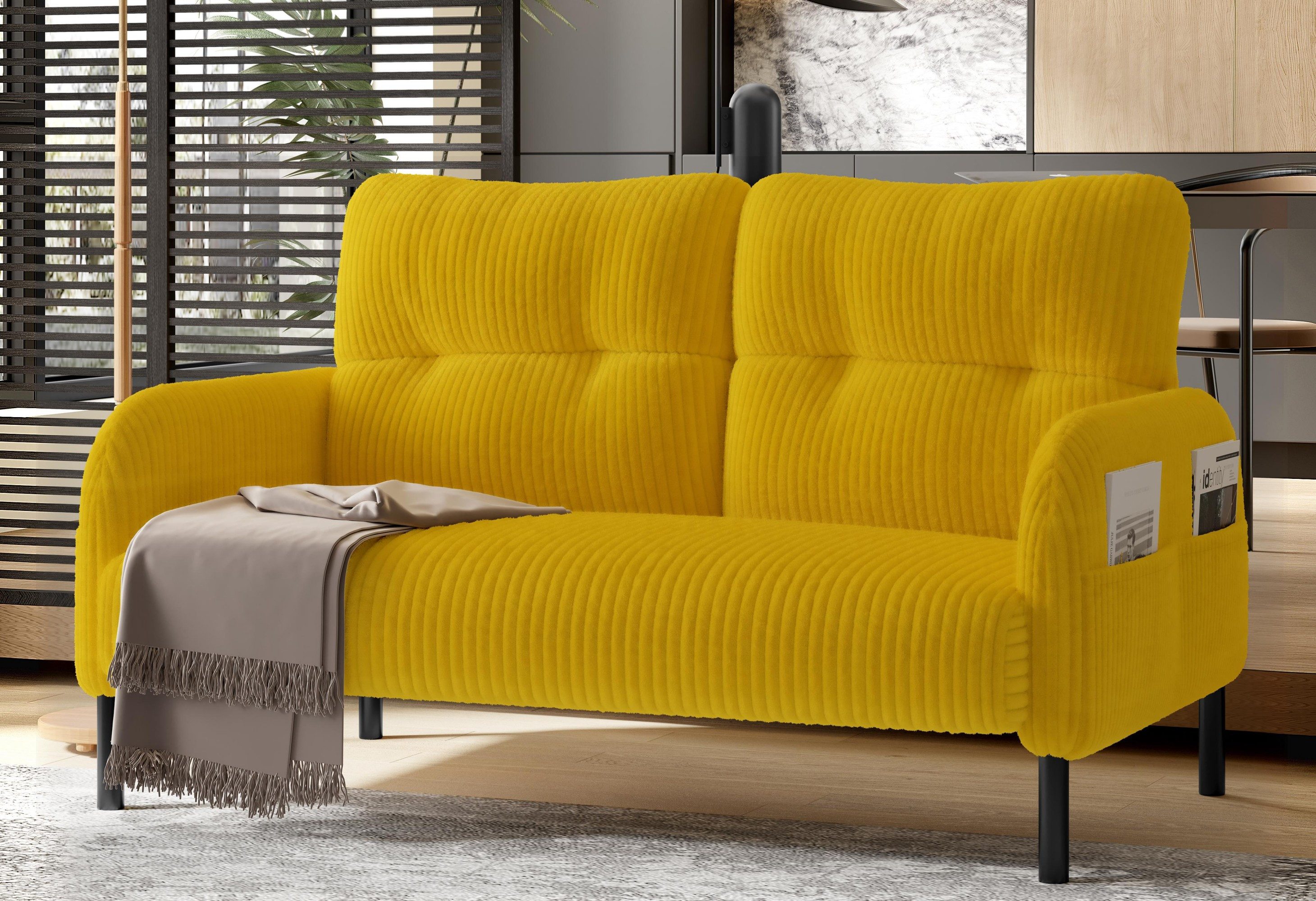 LVHOM Sofa Polstergarnitur, Sicher, komfortabel & multifunktional für Familien, Zweisitzer, modular kombinierbar für maximale Flexibilität. Perfekt für Wohnzimmer, Büros oder kleine Apartments – schafft sichere Sitzgelegenheiten mit kinderfreundlichem Design und Platzoptimierung 1 Teile, Kindersicher mit runden Ecken