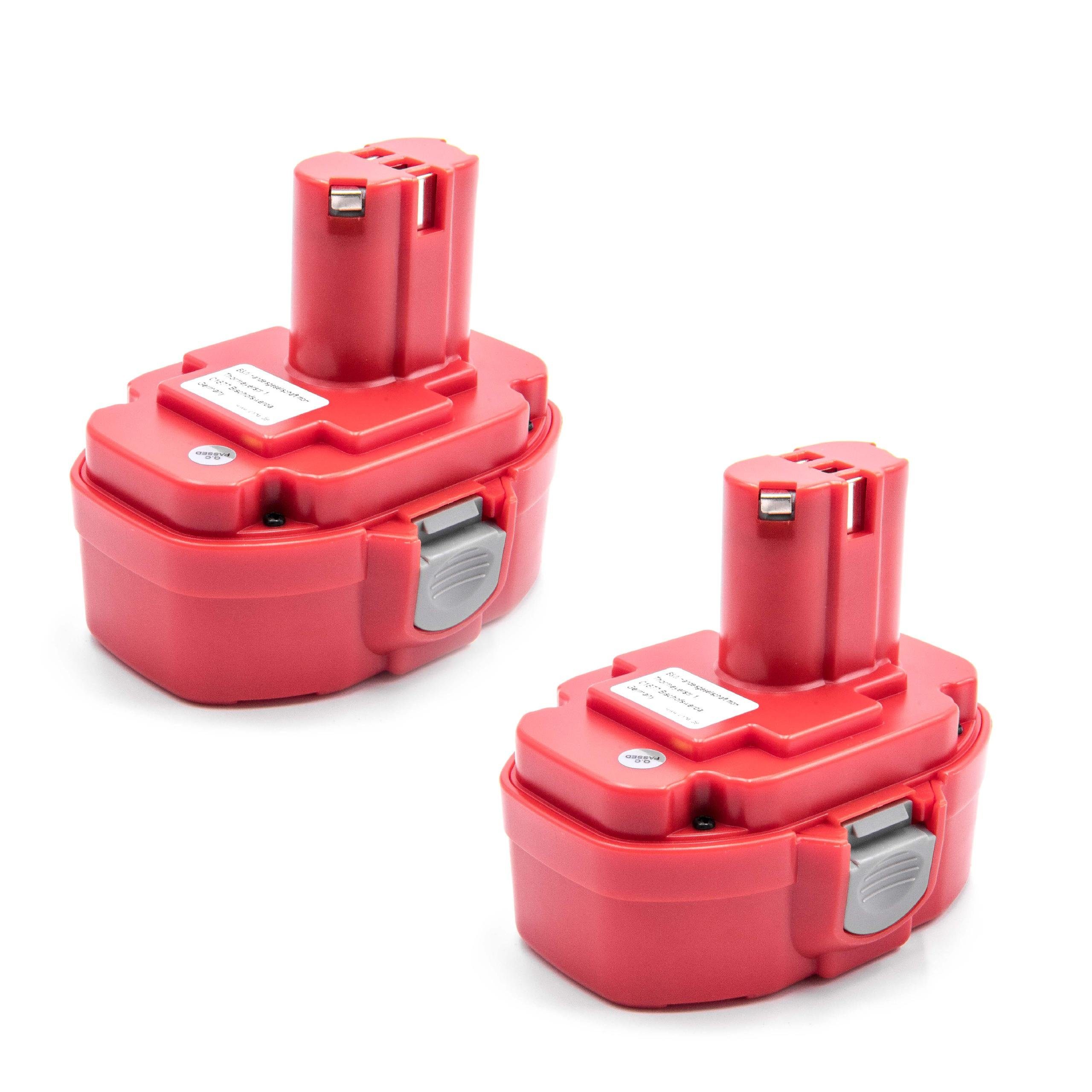 6347D, 3000 mAh vhbw Makita passend 6343DWFE, 6343DWDE, 6347DWAE, Akku für 6347DWDE,