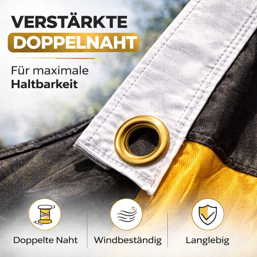 Dekotalent® Fahne Deutschland Flagge - WM 2026 Fahne - Fanartikel Fahne