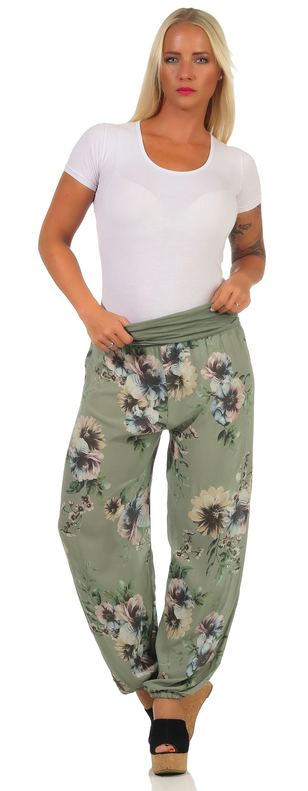 Mississhop Haremshose Ballonhose Pluderhose Pumphose Aladinhose günstig online kaufen
