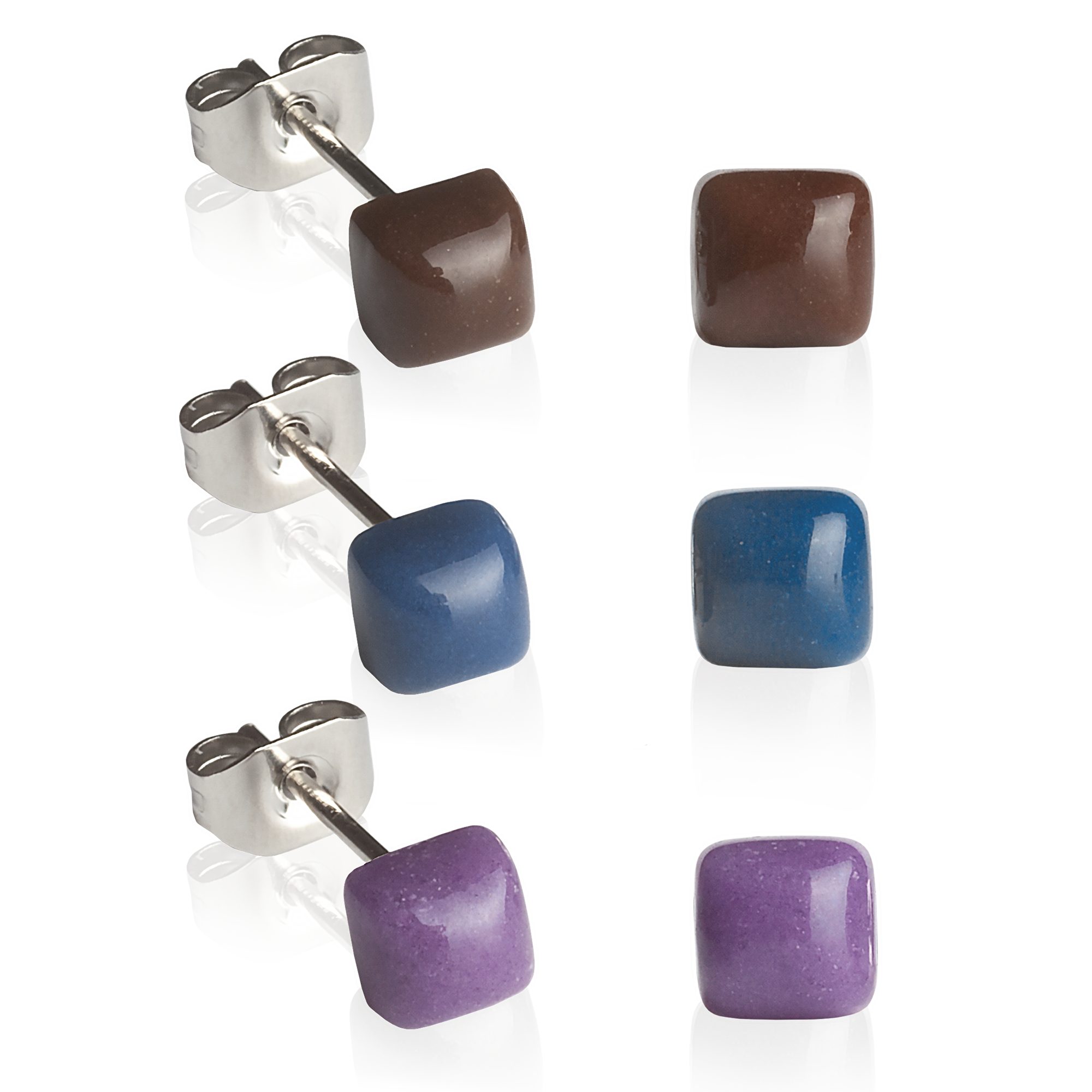 ALEXASCHA Ohrstecker-Set Geometrische Ohrringe 3er Set günstig online kaufen