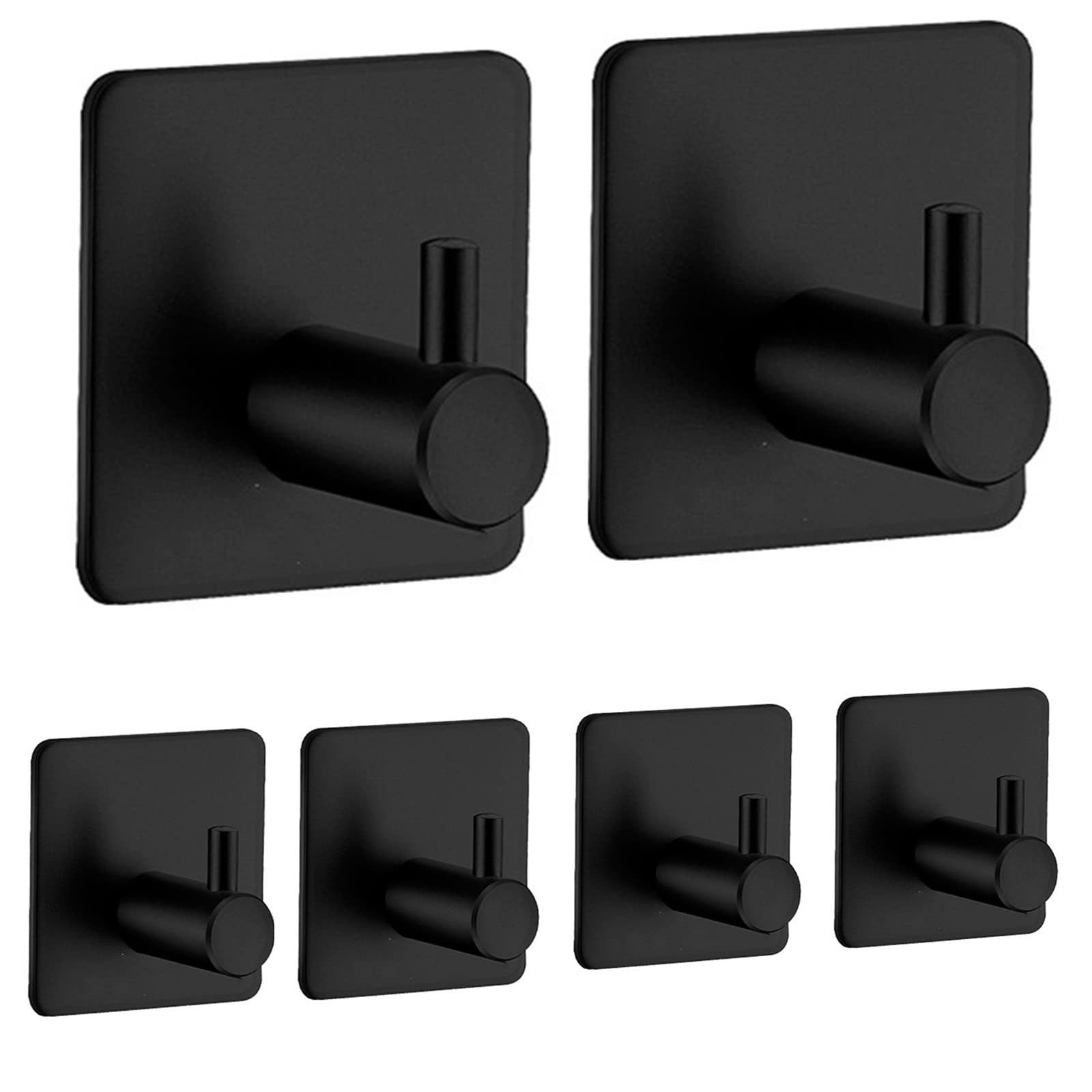 FOUORTUNATE-BEE Gardinenhaken Handtuchhaken 6 Stück Haken Selbstklebend, (4 günstig online kaufen