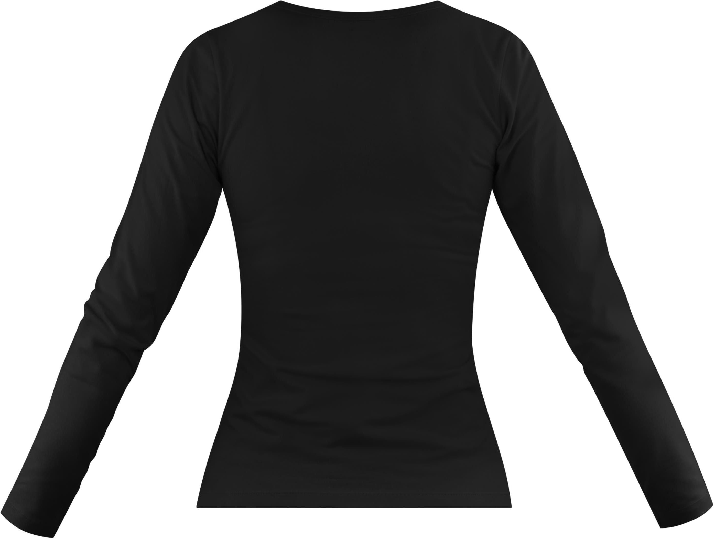 Janice Langarmshirt 2 x Damen Langarmshirt Nimes Figurbetonter Pullover aus günstig online kaufen