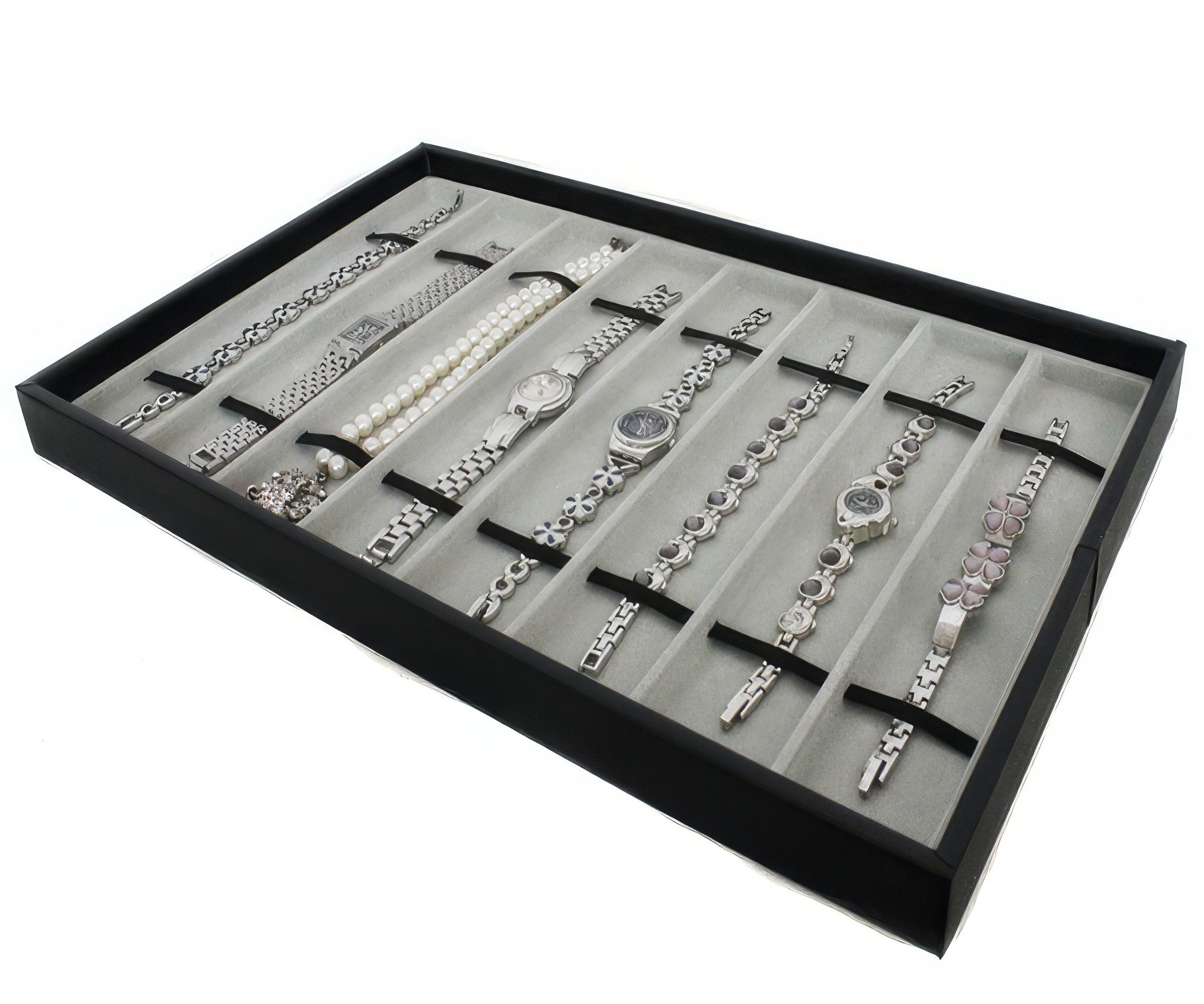Yudu Schmuckkasten Vorlagebrett Schmucklade für Ketten Uhren Armbänder mit günstig online kaufen