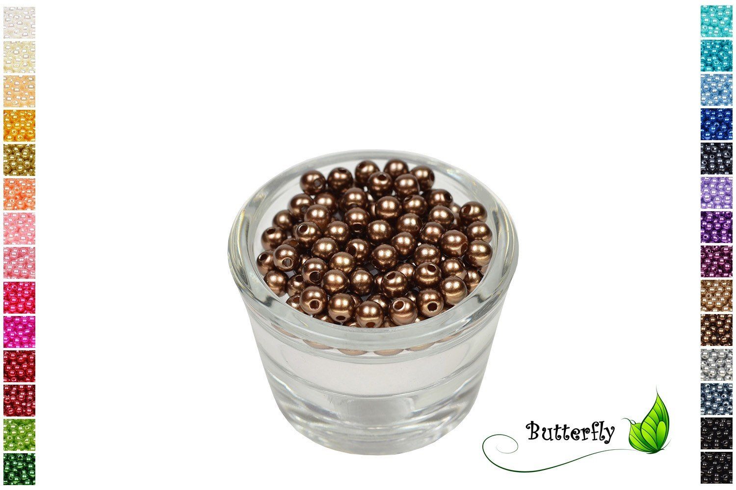 Creativery Ремесленные бусы, 100 Wachsperlen 6mm