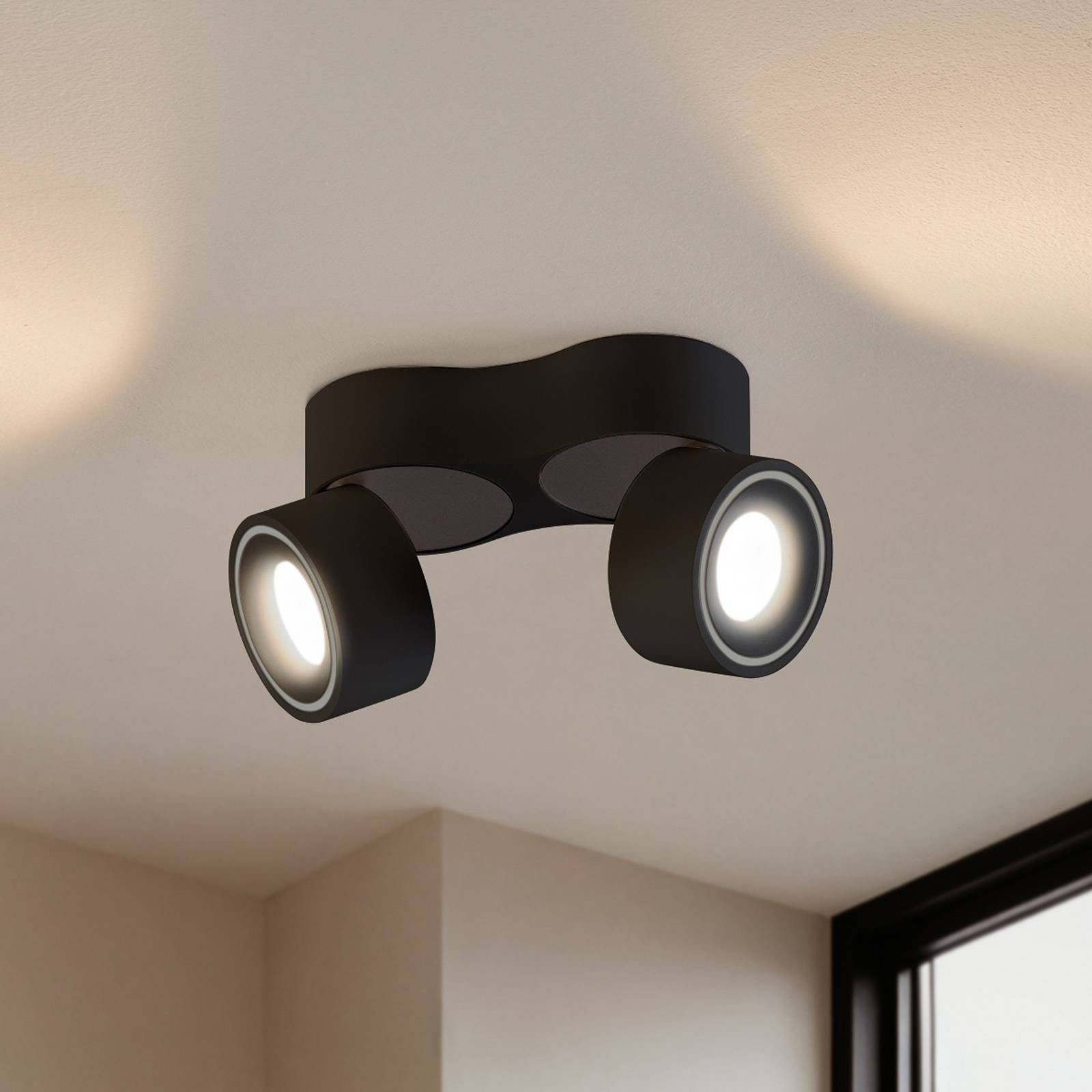 Arcchio Deckenleuchten Rotari, Nicht enthalten, 2 x 8,9 W LED, warmweiß