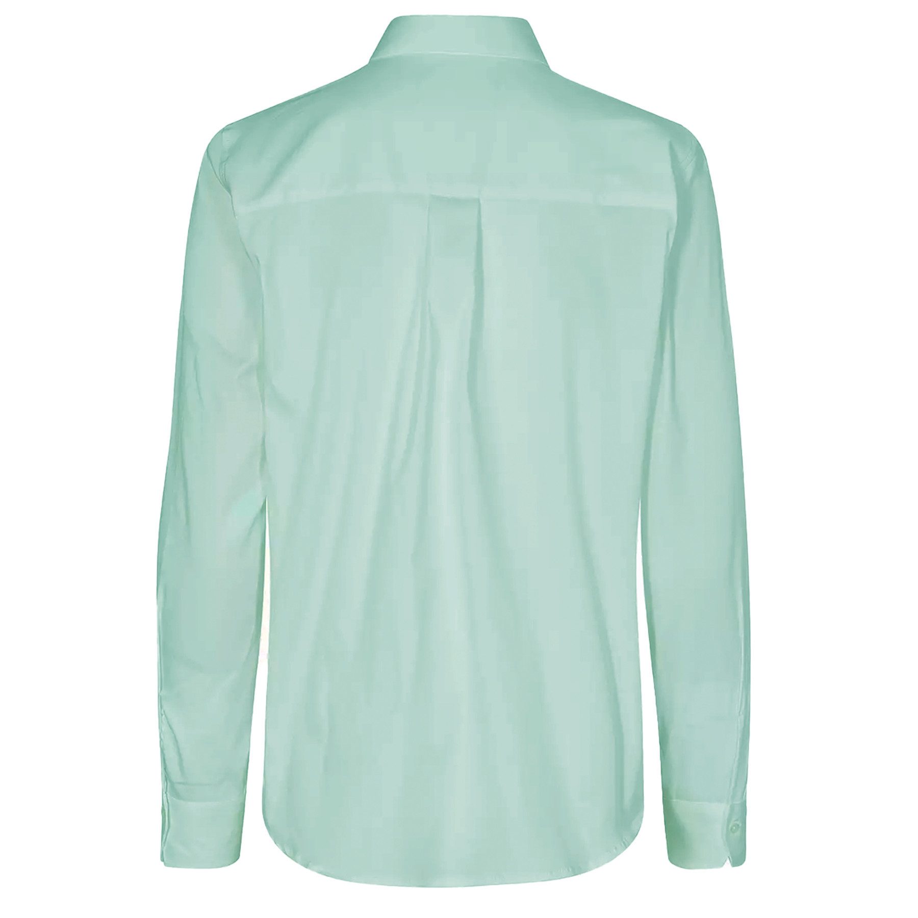 Mos Mosh Langarmbluse MOS MOSH Bluse MARTINA aus Baumwoll-Gemisch - Wasabi